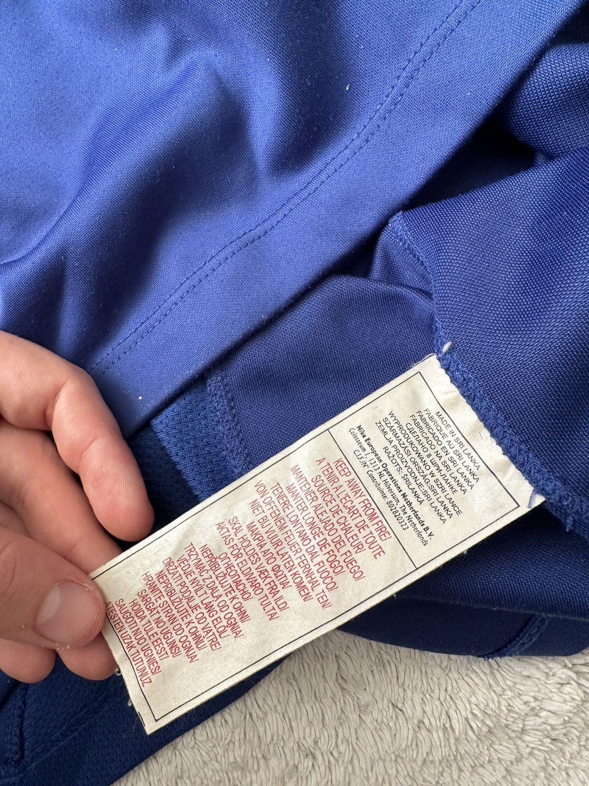Nike Nike Vintage France Rugby Union Blue Tee 2006-2007 hype Size US M / EU 48-50 / 2 - 6 Thumbnail