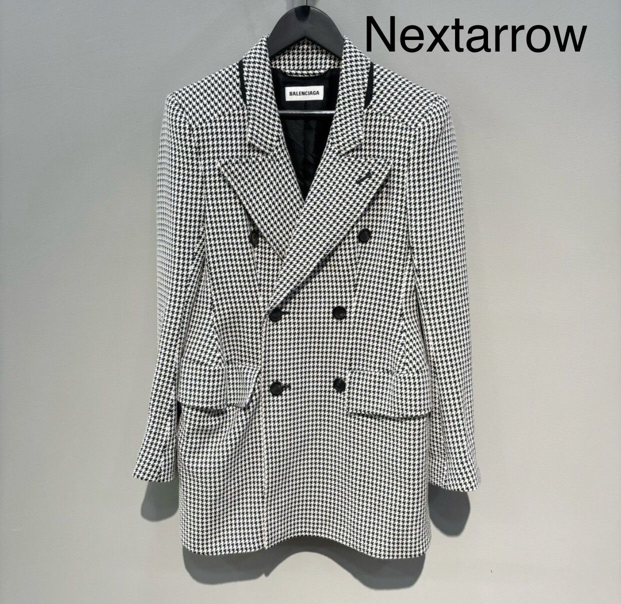 Balenciaga Balenciaga Thousand Bird Grid Hourglass Suit 2412-Nextarrow Size S / US 4 / IT 40 - 1 Thumbnail