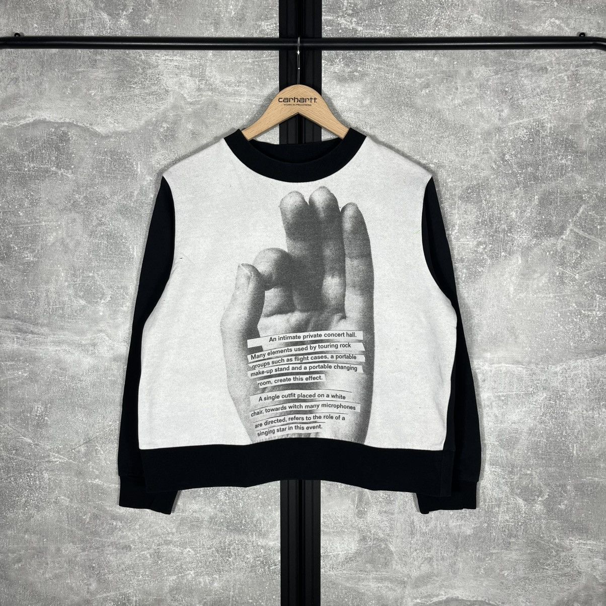 Maison Margiela × Vintage MAISON MARGIELA VINTAGE HAND DESIGNER CREWNECK SWEATSHIRT Size US S / EU 44-46 / 1 - 2 Thumbnail