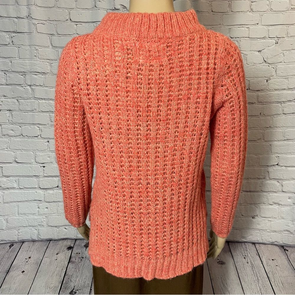 Anthropologie NWT New Anthropologie Field of Flowers Wool Blend Orange Sw Size S / US 4 / IT 40 - 6 Thumbnail
