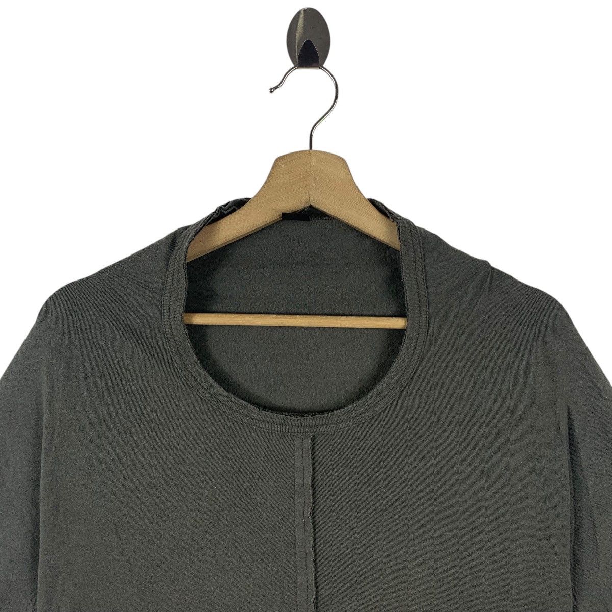 Designer × Vintage × Yohji Yamamoto Vintage Y’S yohji yamamoto cut n sewn grey women tee Size M / US 6-8 / IT 42-44 - 2 Thumbnail