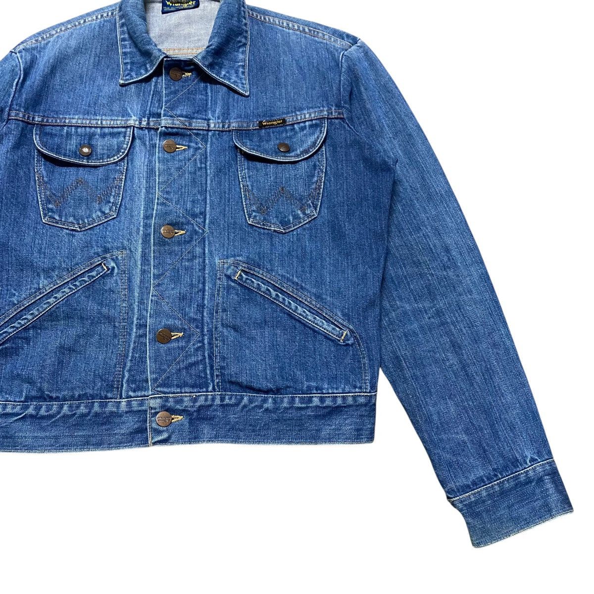 Wrangler Vintage 70s Wrangler Denim Trucker Jacket Lot 12002 Size US M / EU 48-50 / 2 - 7 Thumbnail