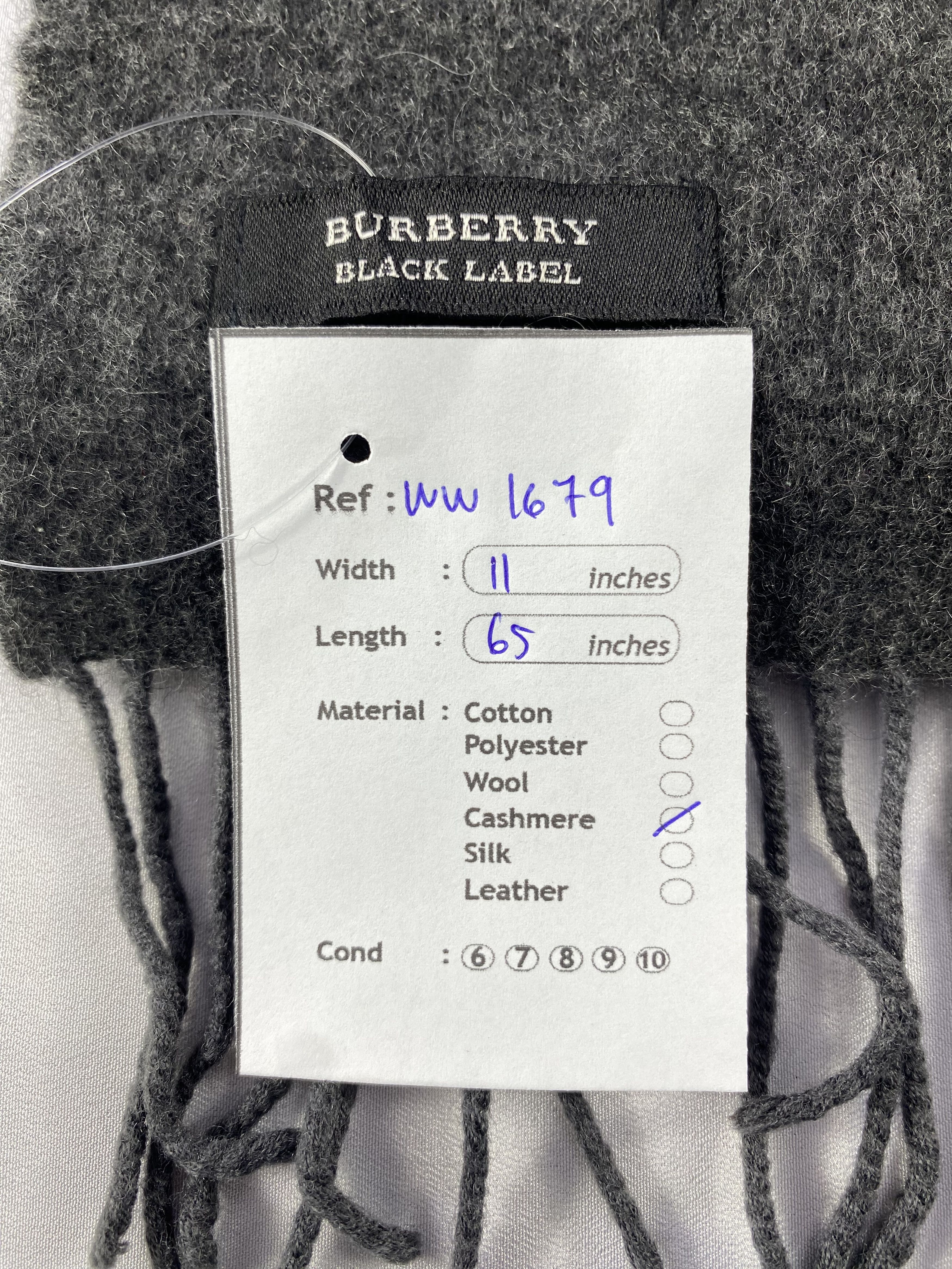 Burberry × Vintage Burberry Scarf / Muffler / Neckwear - WW1679 Size ONE SIZE - 8 Thumbnail