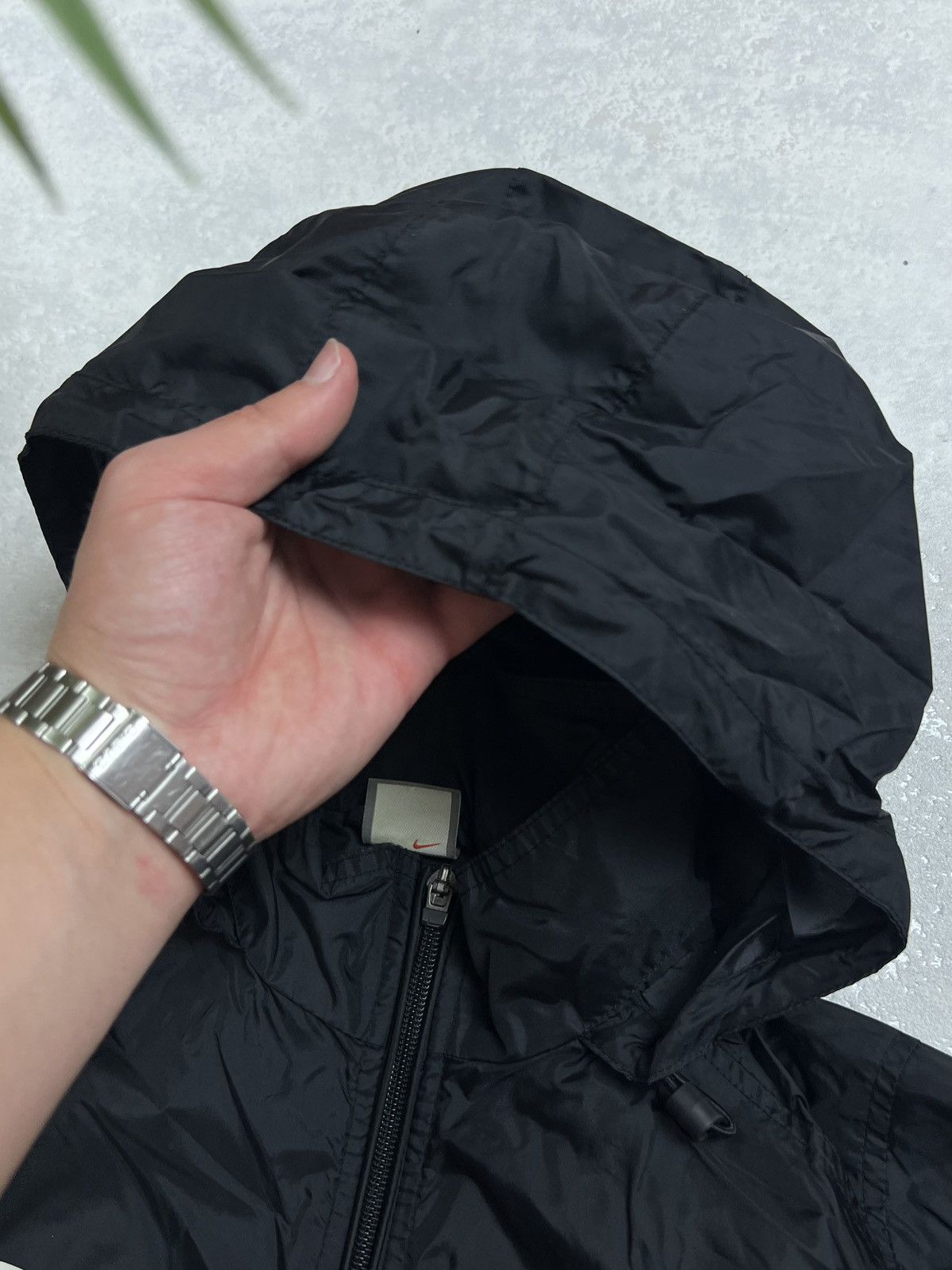 Nike 00s Nike Double Swoosh Vintage Y2K Oversized Hooded Jacket Size US M / EU 48-50 / 2 - 11 Thumbnail
