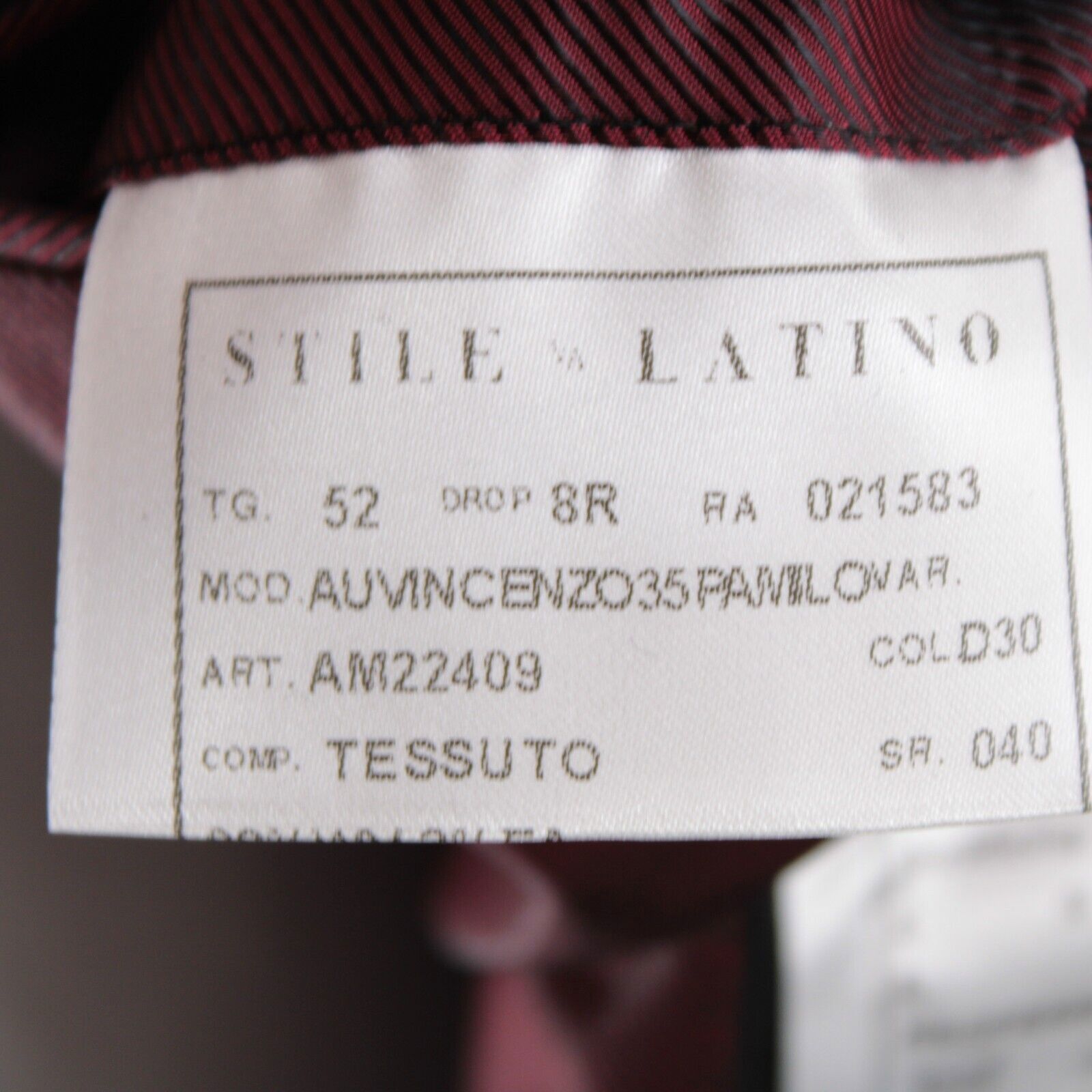 Other Stile Latino Suit Size US 42 Regular in Black Size 42R - 9 Thumbnail
