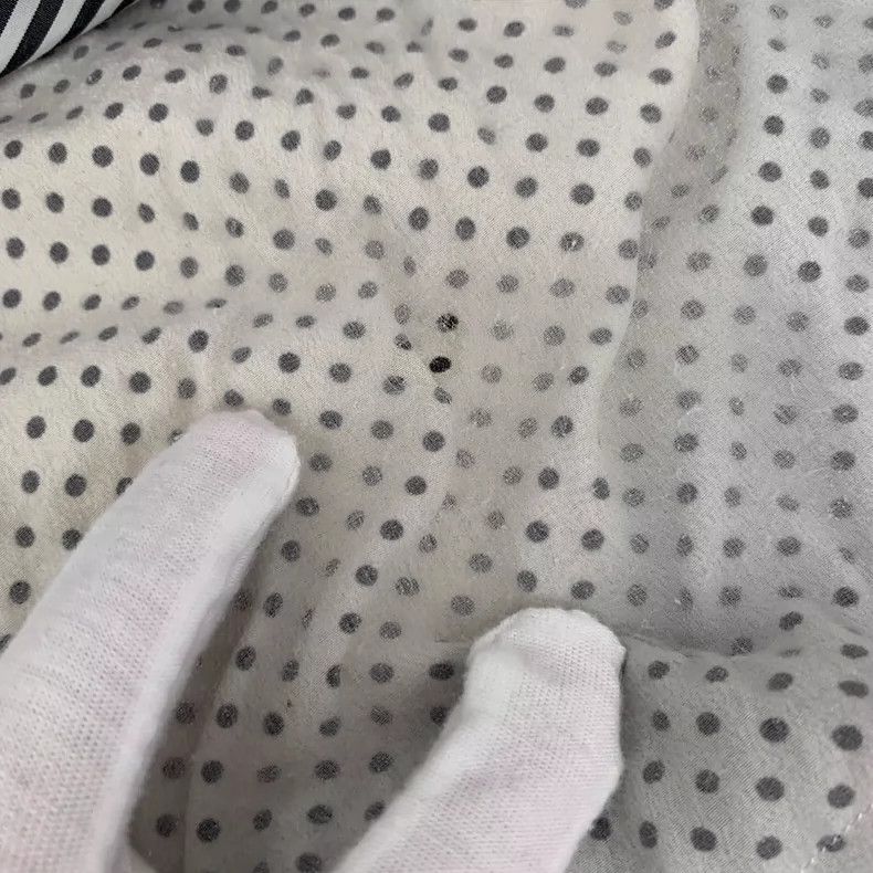 Maison Margiela Color-blocked striped polka dot stitching