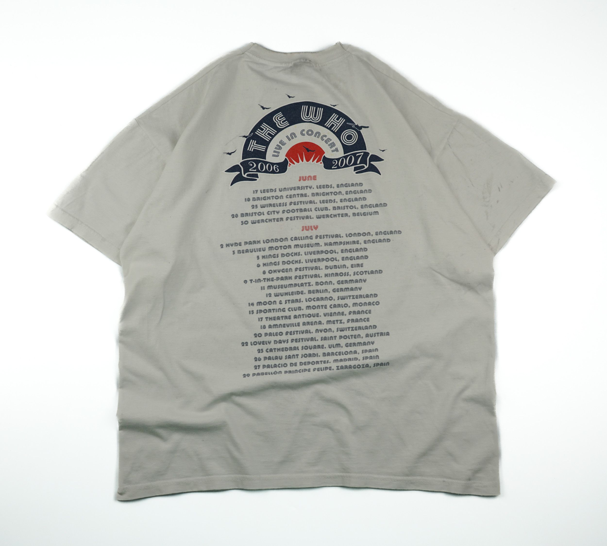 Band Tees × Vintage Vintage 2007 The Who Band Tour T-Shirt Size US M / EU 48-50 / 2 - 8 Thumbnail