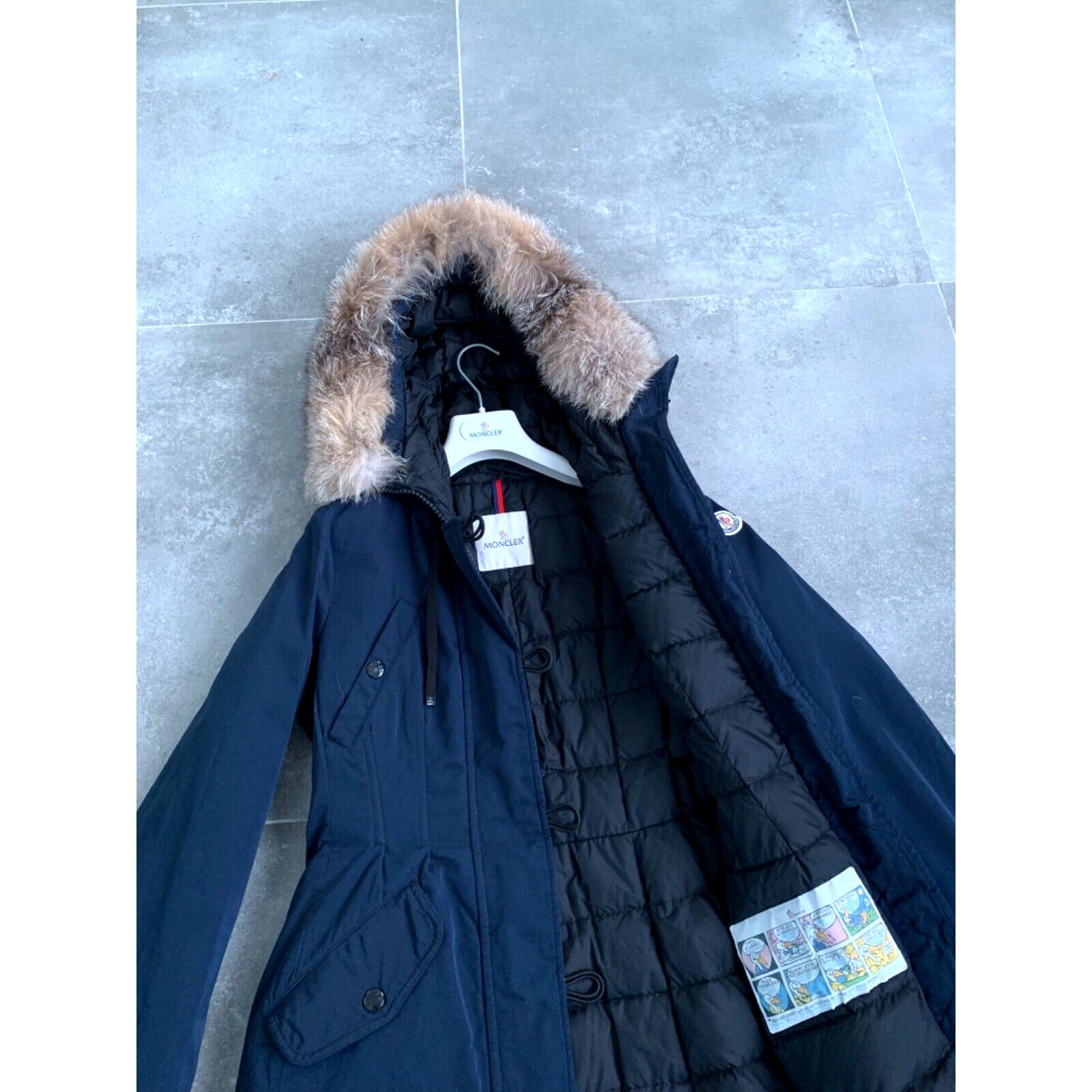 Moncler Women's MONCLER AREDHEL Down Parka Real Fur Coat SZ 2 S - M Size S / US 4 / IT 40 - 7 Thumbnail