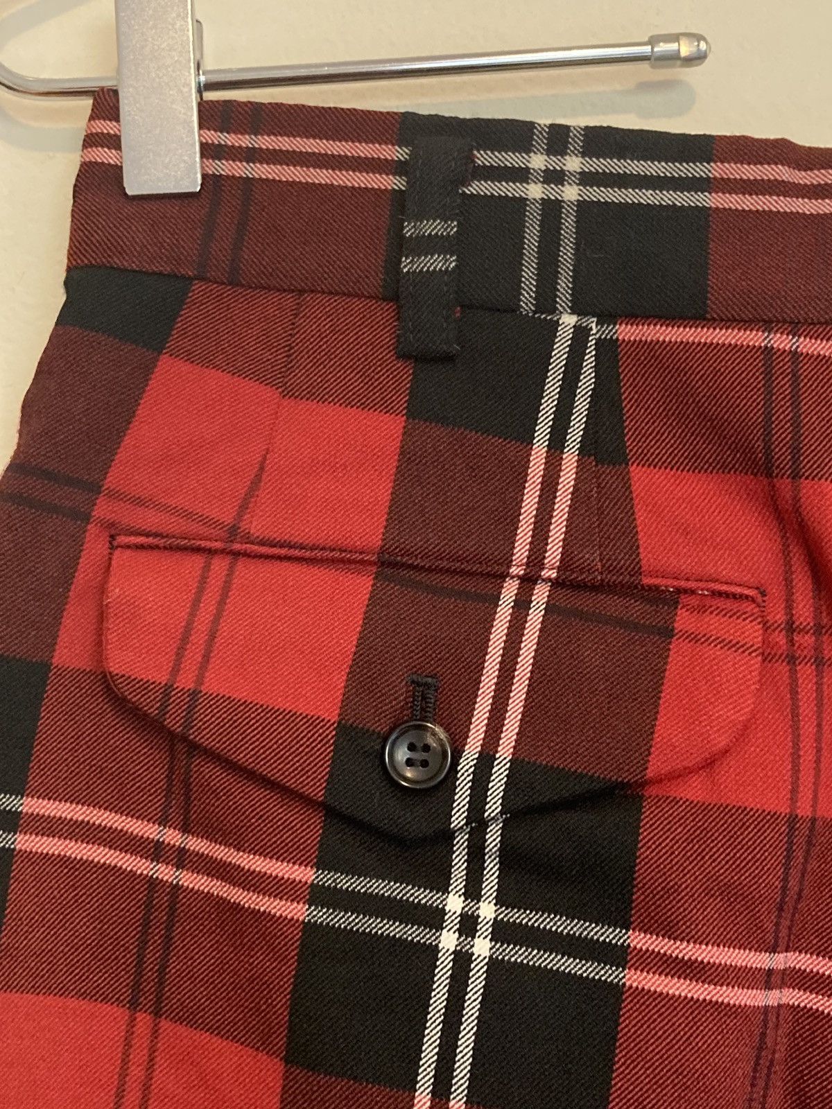 Comme des Garcons Fall 2010 Tartan Wool Banana Trousers Size 28" / US 6 / IT 42 - 4 Thumbnail