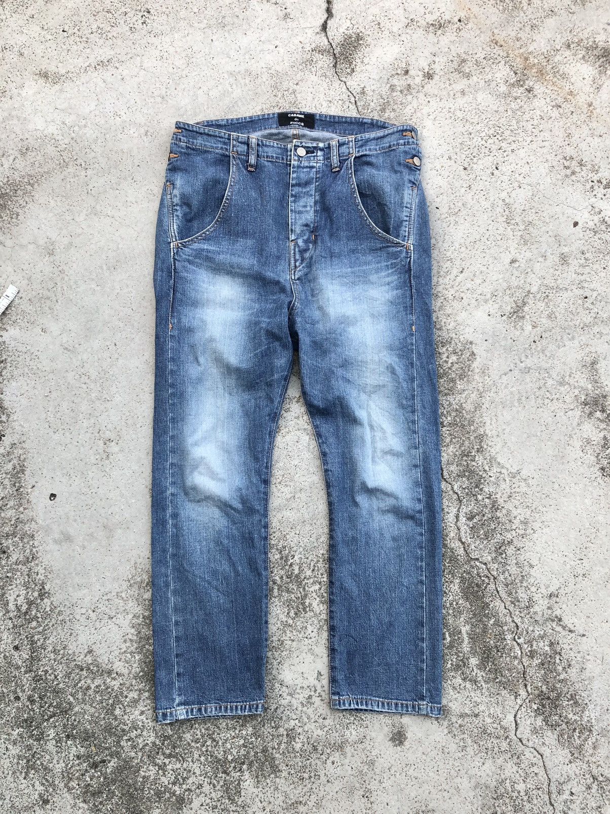 CABANE de ZUCCa WASHED BLUE DENIM Size US 30 / EU 46 - 1 Thumbnail
