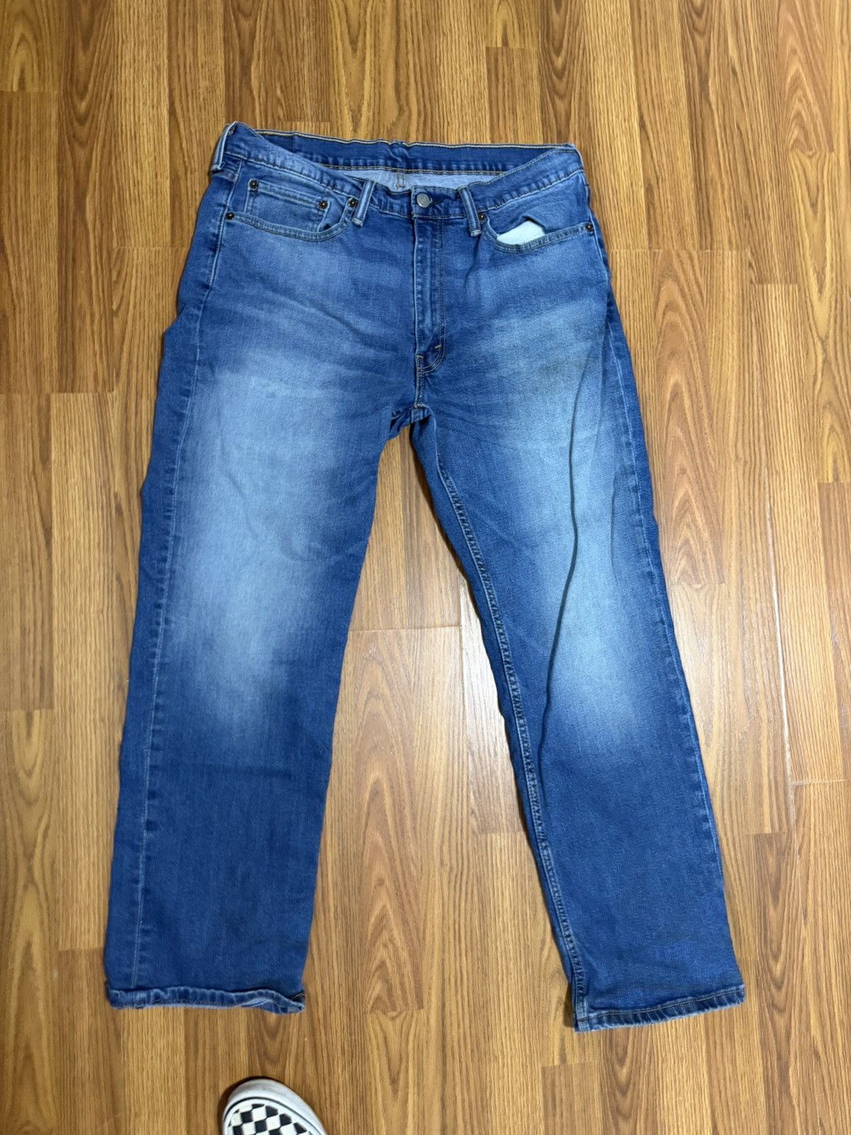 Levi's Levi’s 514 Straight Leg Jeans Medium Wash Size 36 x 30. Size US 36 / EU 52 - 2 Thumbnail