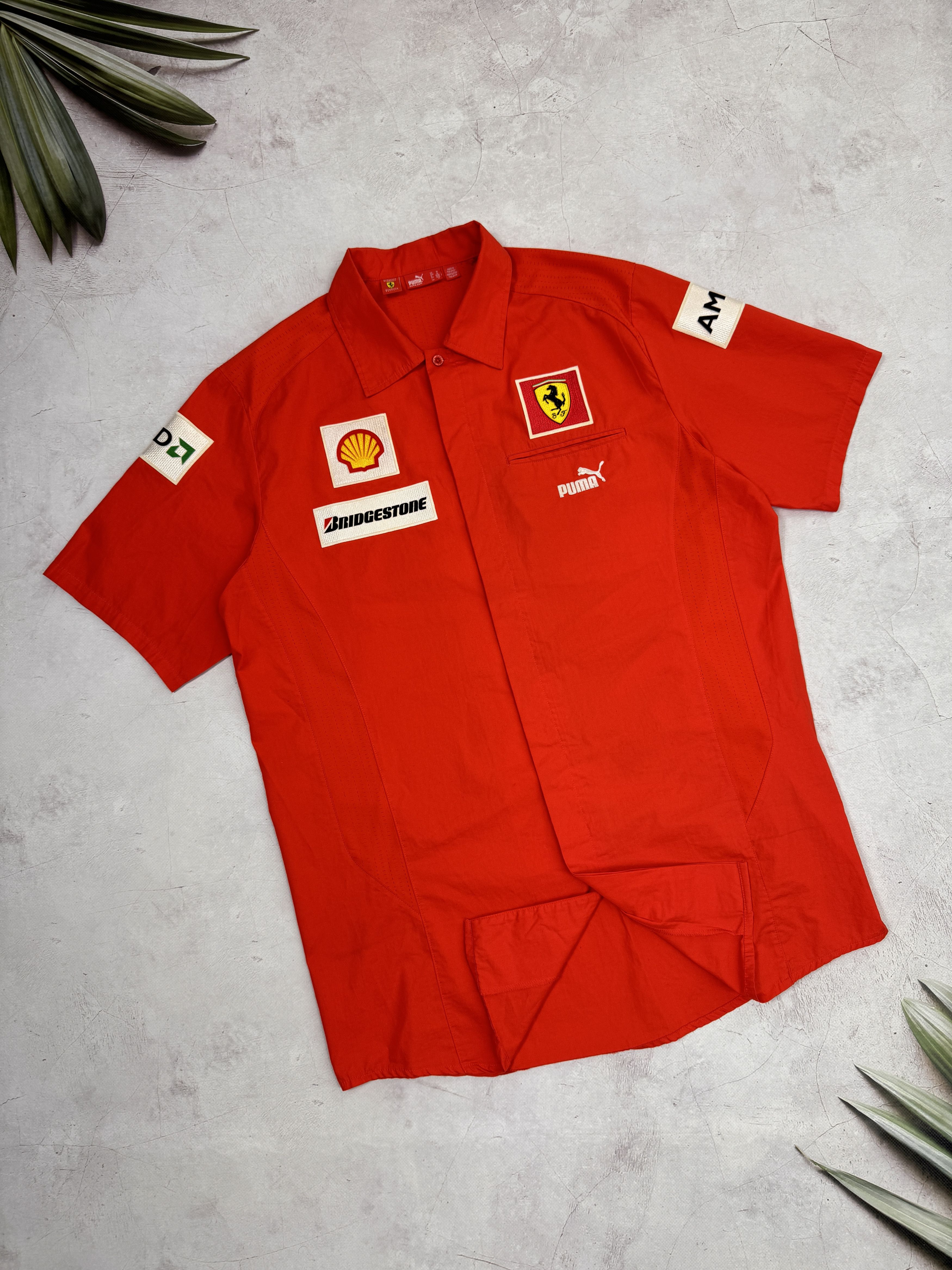 Ferrari Puma Racing Shirt Shell AMD Bridgestone F1 Team