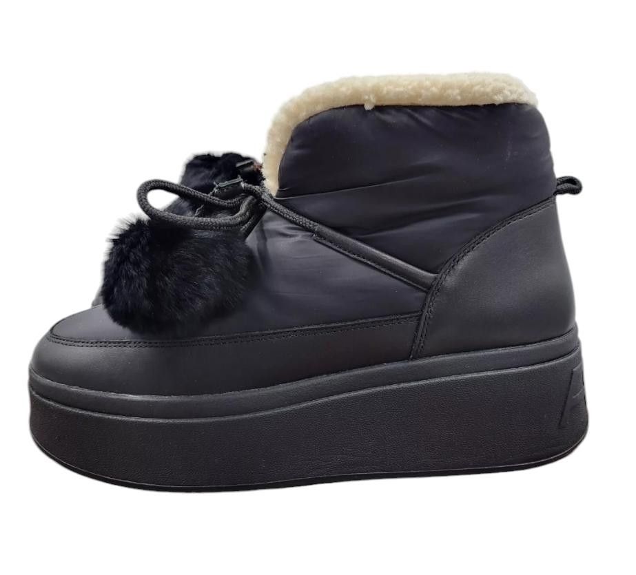 Designer Ash Fur-Lined Platform Boots - Size 9 Size US 9 / IT 39 - 1 Thumbnail