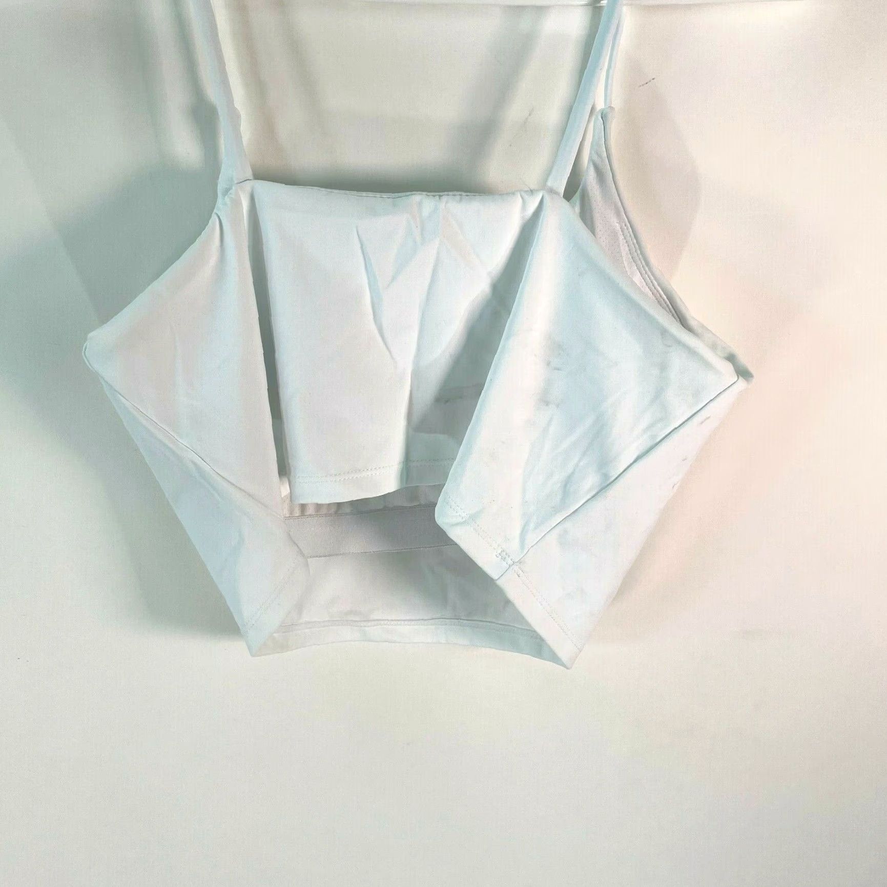 Vintage Womens Sports Bra Top Shapewear Padded Spaghetti Straps White XL Adult - Bras - Activewear - 90s/Not Applicable Size XL / US 12-14 / IT 48-50 - 2 Thumbnail