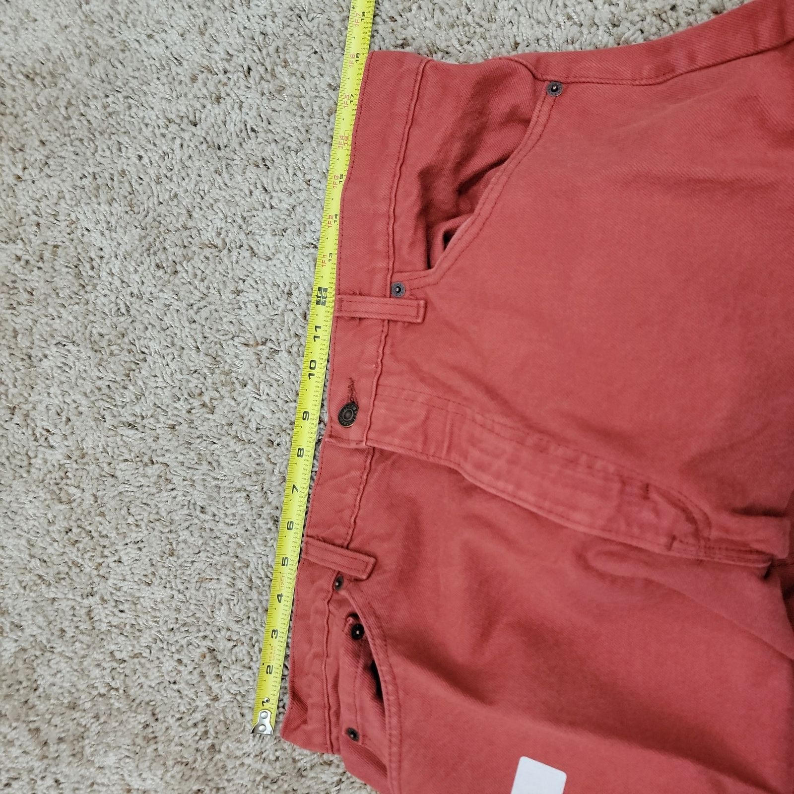 Levi's Deadstock NOS Vintage 90’s Levis 550 Jeans Red Denim 38x34 Size US 38 / EU 54 - 6 Thumbnail