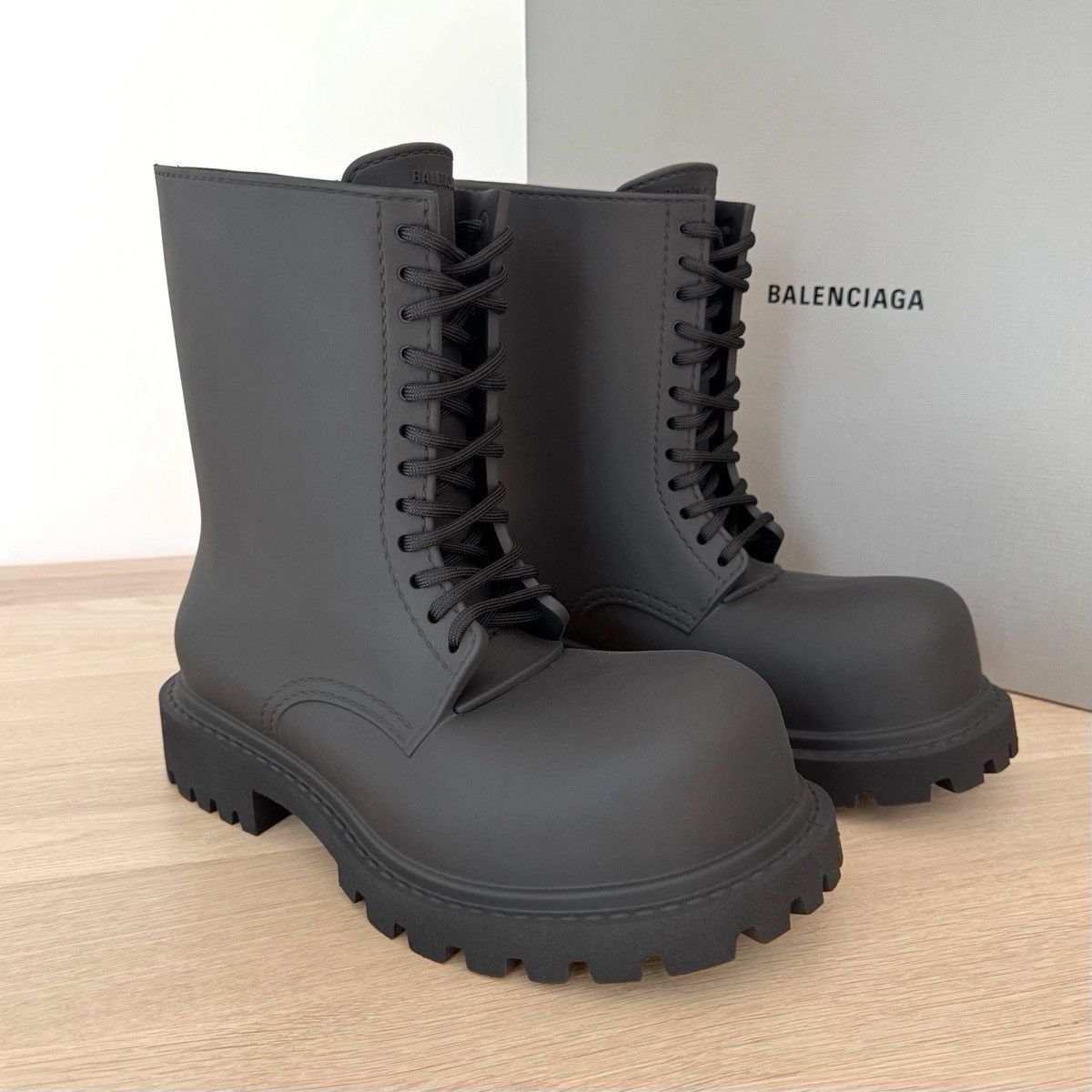 Balenciaga Balenciaga Stomper Military Boots Size 41-2506 | Grailed