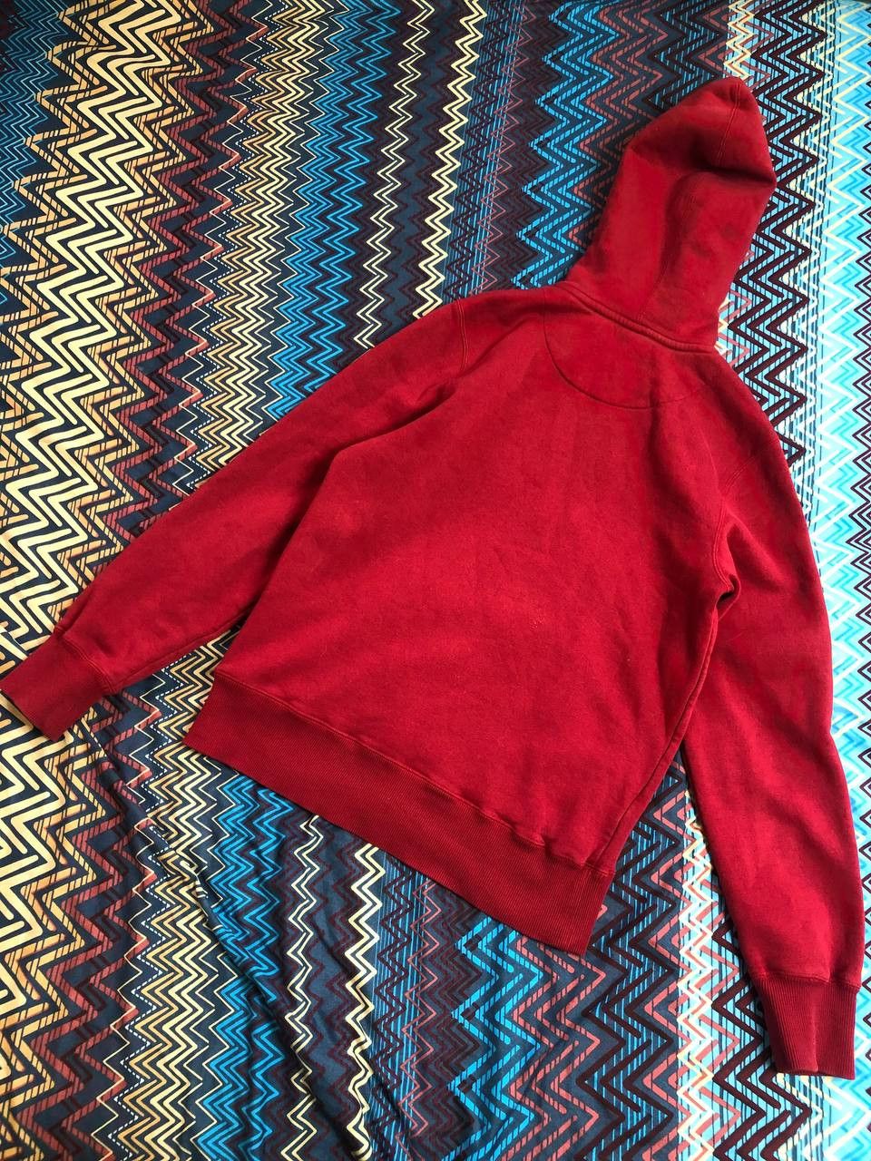 Nike Vintage 2000s Nike Hoodie Big Logo Swoosh Embroidery Red Size US S / EU 44-46 / 1 - 17 Thumbnail