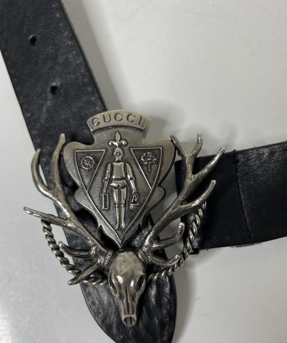 Gucci hotsell skull belt