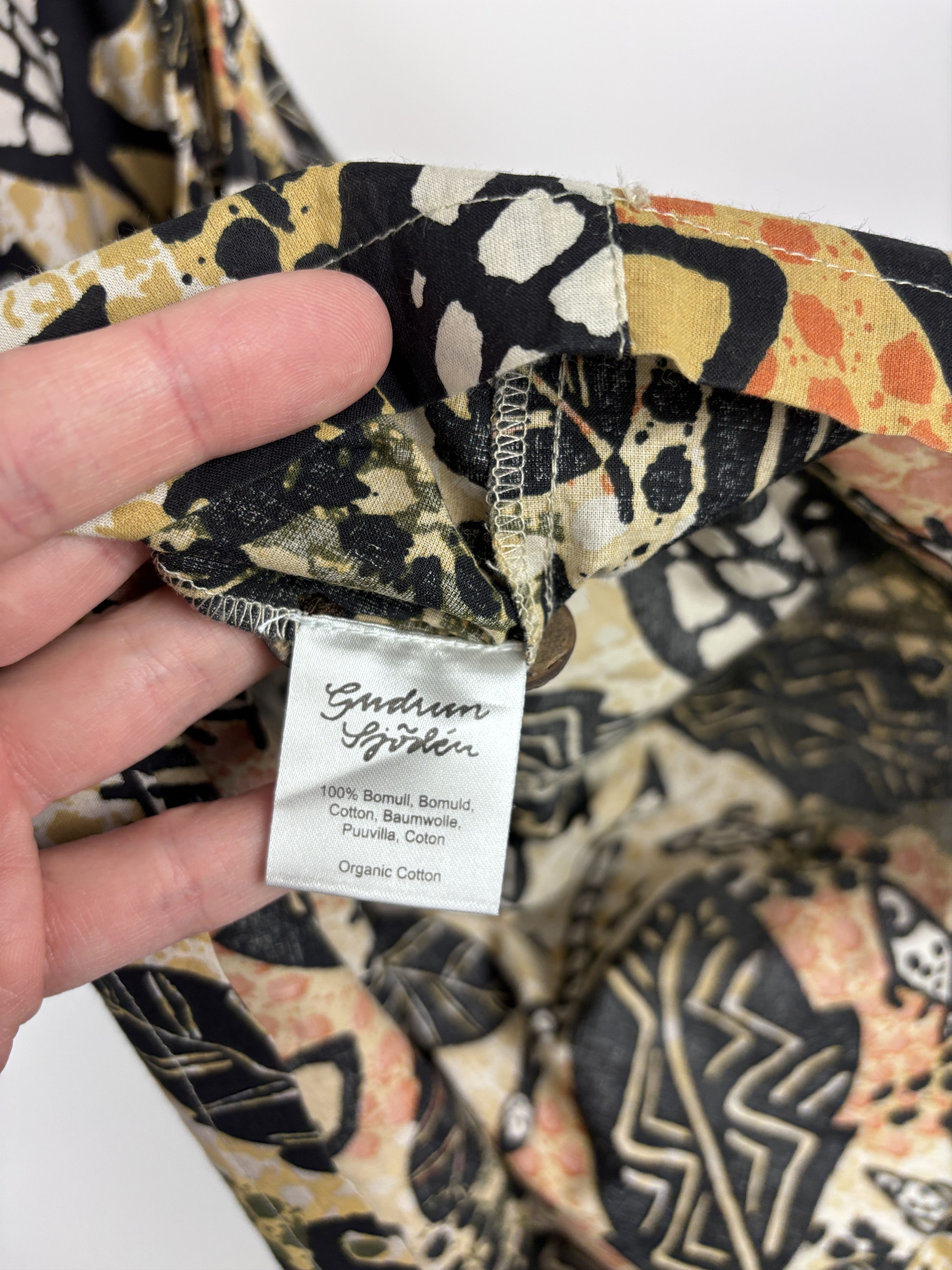 Gudrun Sjoden Gudrun Sjoden Turtle Floral Pattern Organic Cotton Dress S/M Size M / US 6-8 / IT 42-44 - 8 Thumbnail
