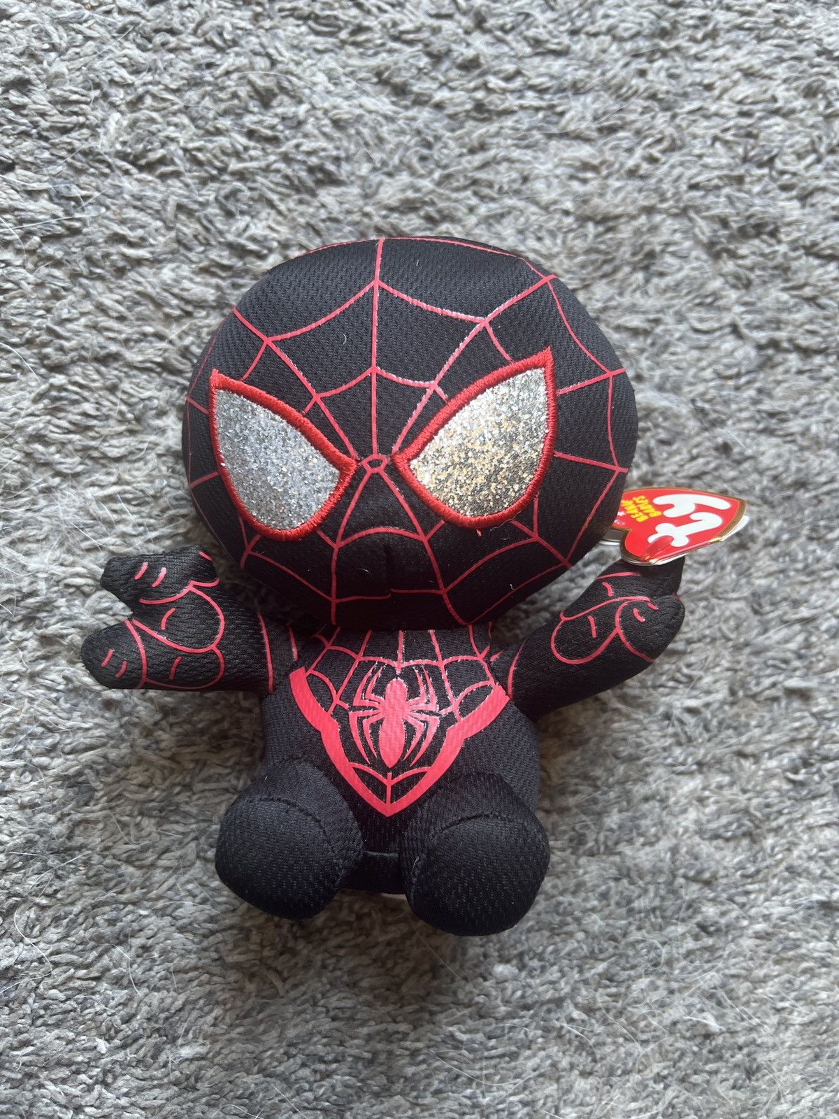 Marvel Comics 2020 Marvel Ty Spider-Man (Miles Morales) Beanie Baby Size ONE SIZE - 1 Thumbnail