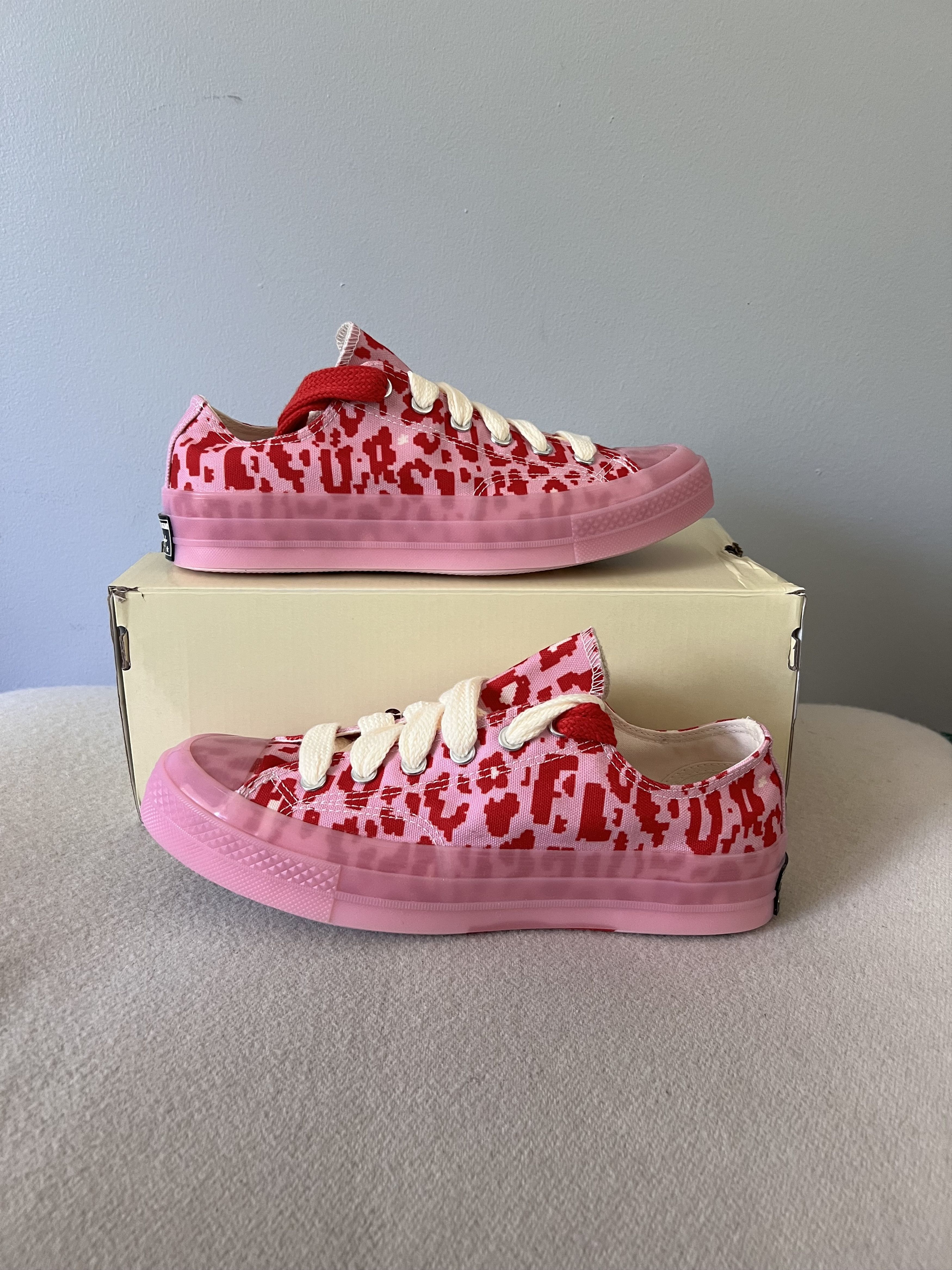 Converse × Golf le Fleur Converse Golf le Fleur Chuck Taylor 70 Ox in Digi Camo Pink Size US 7.5 / EU 40-41 - 2 Thumbnail