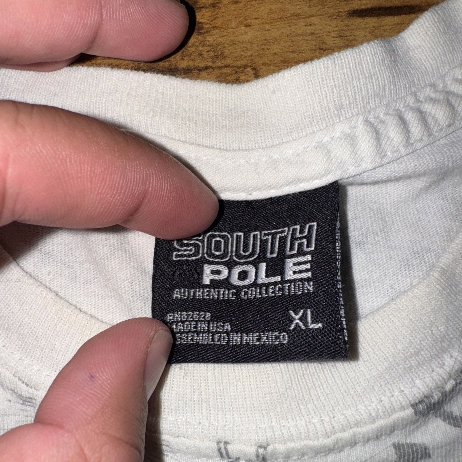 Southpole Vintage Southpole All Over Print T-Shirt XL 19x27 White Size US XL / EU 56 / 4 - 5 Thumbnail