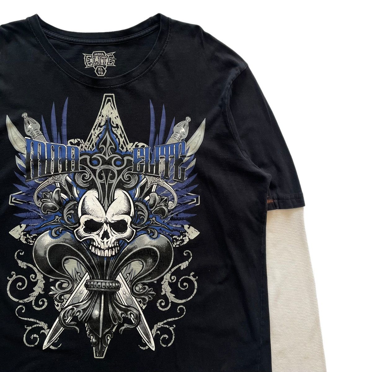 tapout 長袖 sk8jnco affliction mma elite Y2K Grunge Emo Tapout MMA Elite Affliction Inspired Long