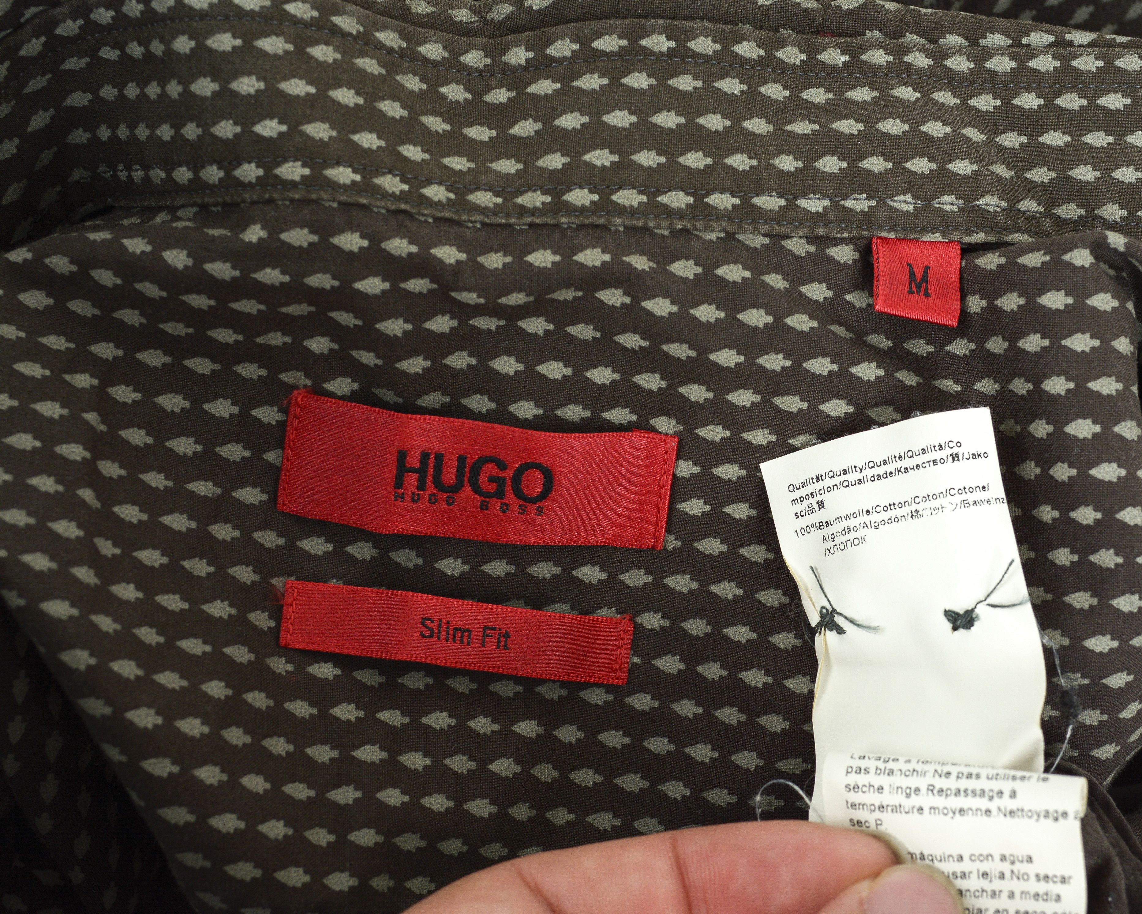 Hugo Boss Elisha M Slim Fit Over Shirt Long Sleeved Button Up Casual Size US M / EU 48-50 / 2 - 5 Thumbnail