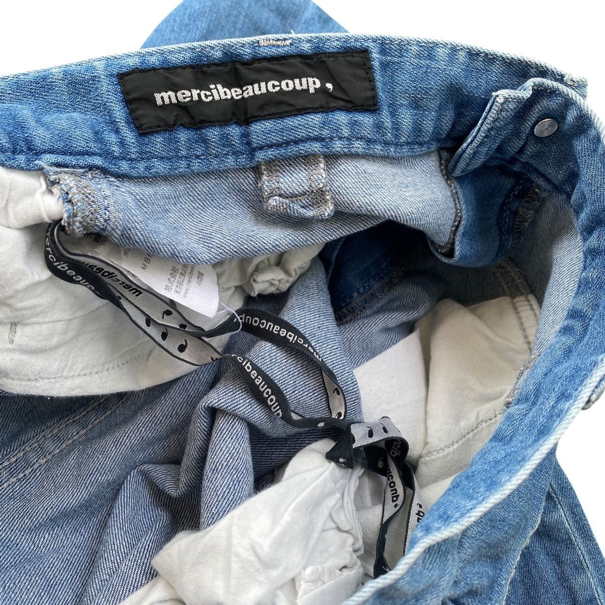 Issey Miyake × Vintage × mercibeaucoup Mercibeaucoup by Issey Miyake Denim Pants Size 29" - 5 Thumbnail