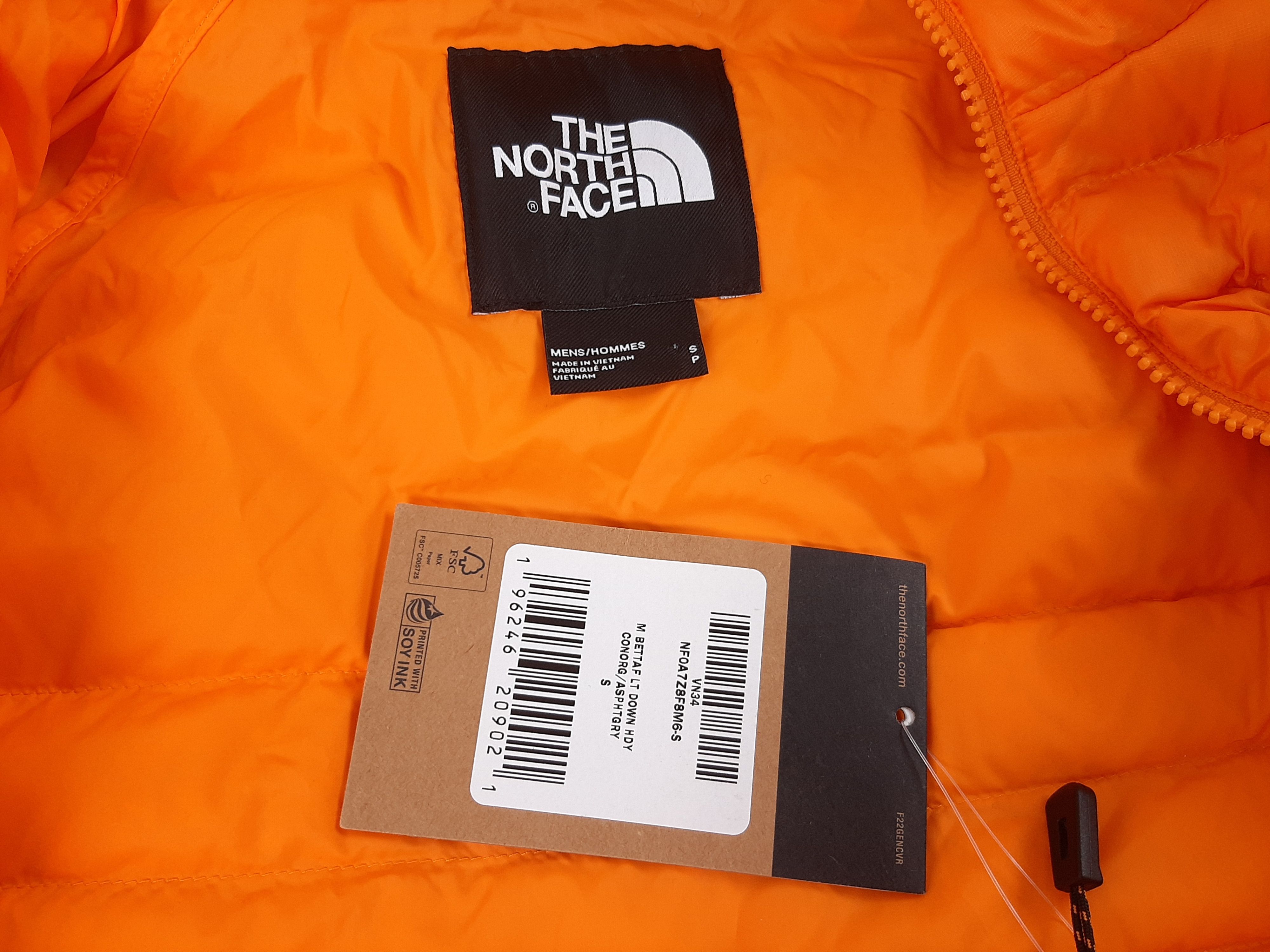 The North Face The North Face Bettaforca Jacket Orange Gray Men's Size S Size US S / EU 44-46 / 1 - 11 Thumbnail