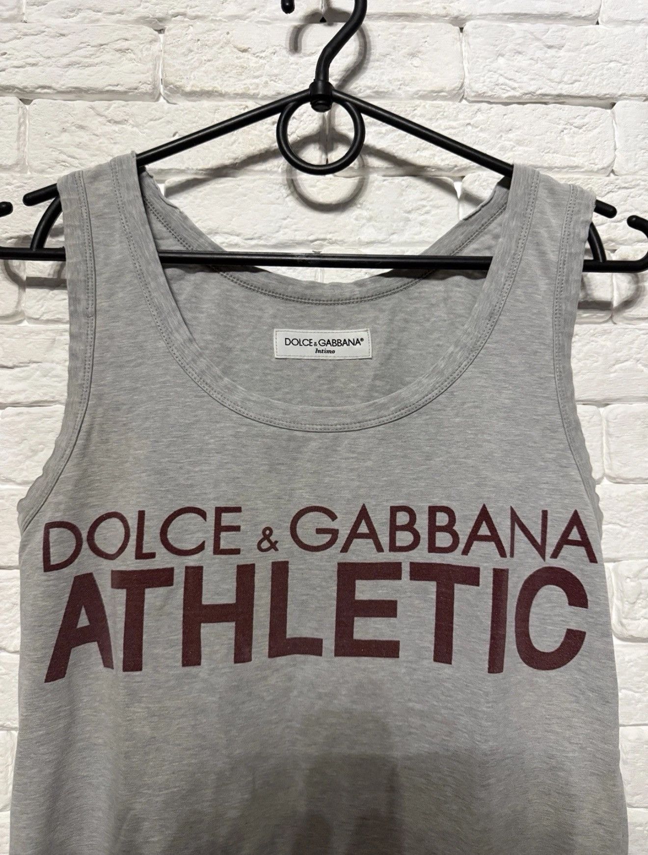 Dolce & Gabbana Dolce & Gabbana Athletic Huge Logo Men`s Tank Sz S Size US S / EU 44-46 / 1 - 3 Thumbnail