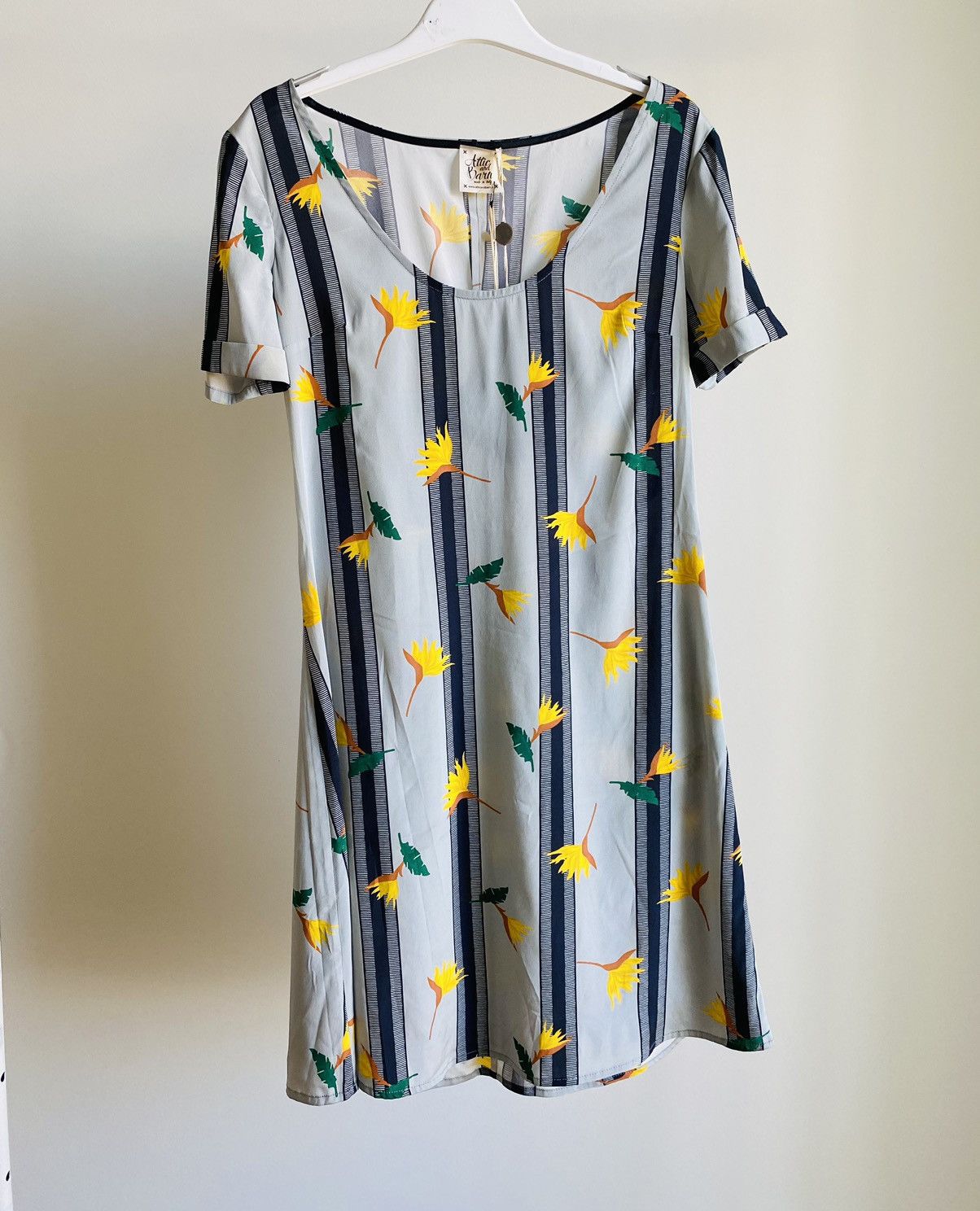 image of Attic And Barn Silk Dress, Women's (Size Small)