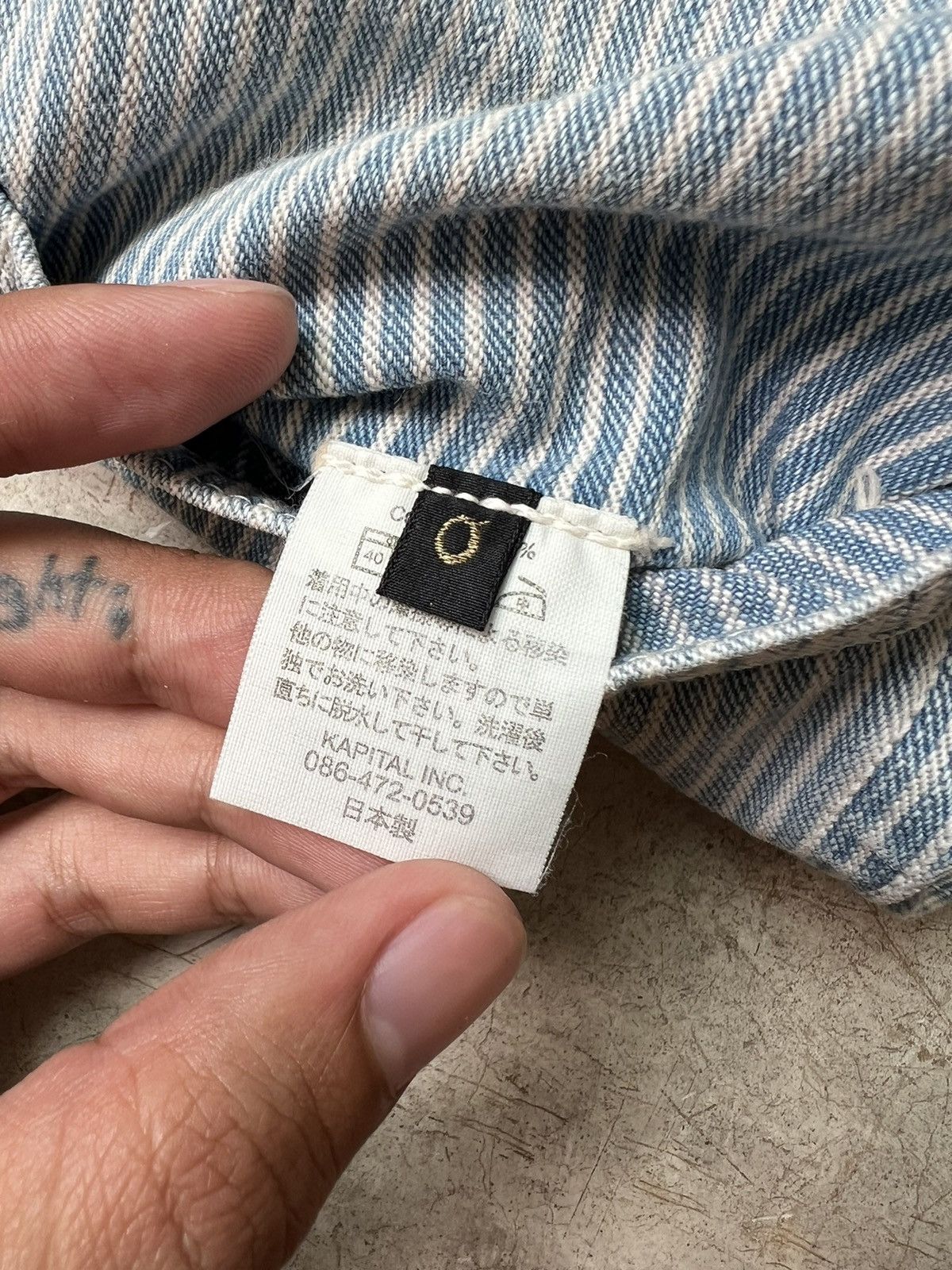 Kapital Vintage Kapital Striped Pants Size US 29 - 6 Thumbnail