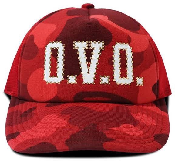 Bape × October's Very Own 🔥BAPE x OVO Color Camo Mesh Cap/Bape Baseball Cap/OVO Hat Size ONE SIZE - 12 Thumbnail