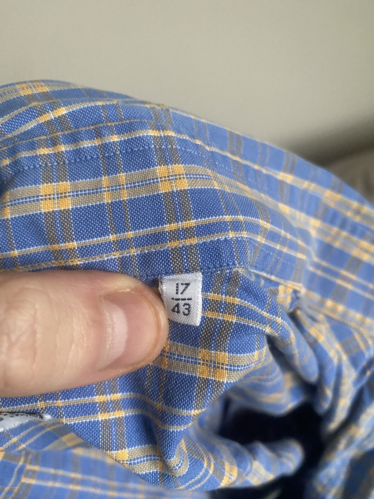Christian Dior Monsieur Tartan Luxury Dior Small logo shirt button up Size US XL / EU 56 / 4 - 3 Thumbnail