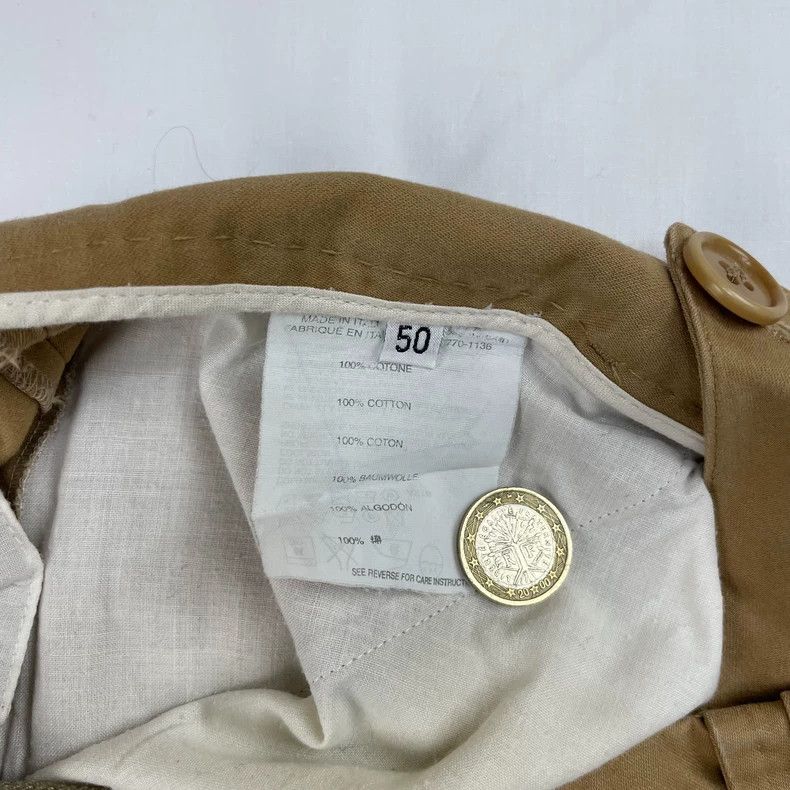 Helmut Lang HELMUT LANG size50 Hand sewn khaki trousers Size US 34 / EU 50 - 8 Thumbnail