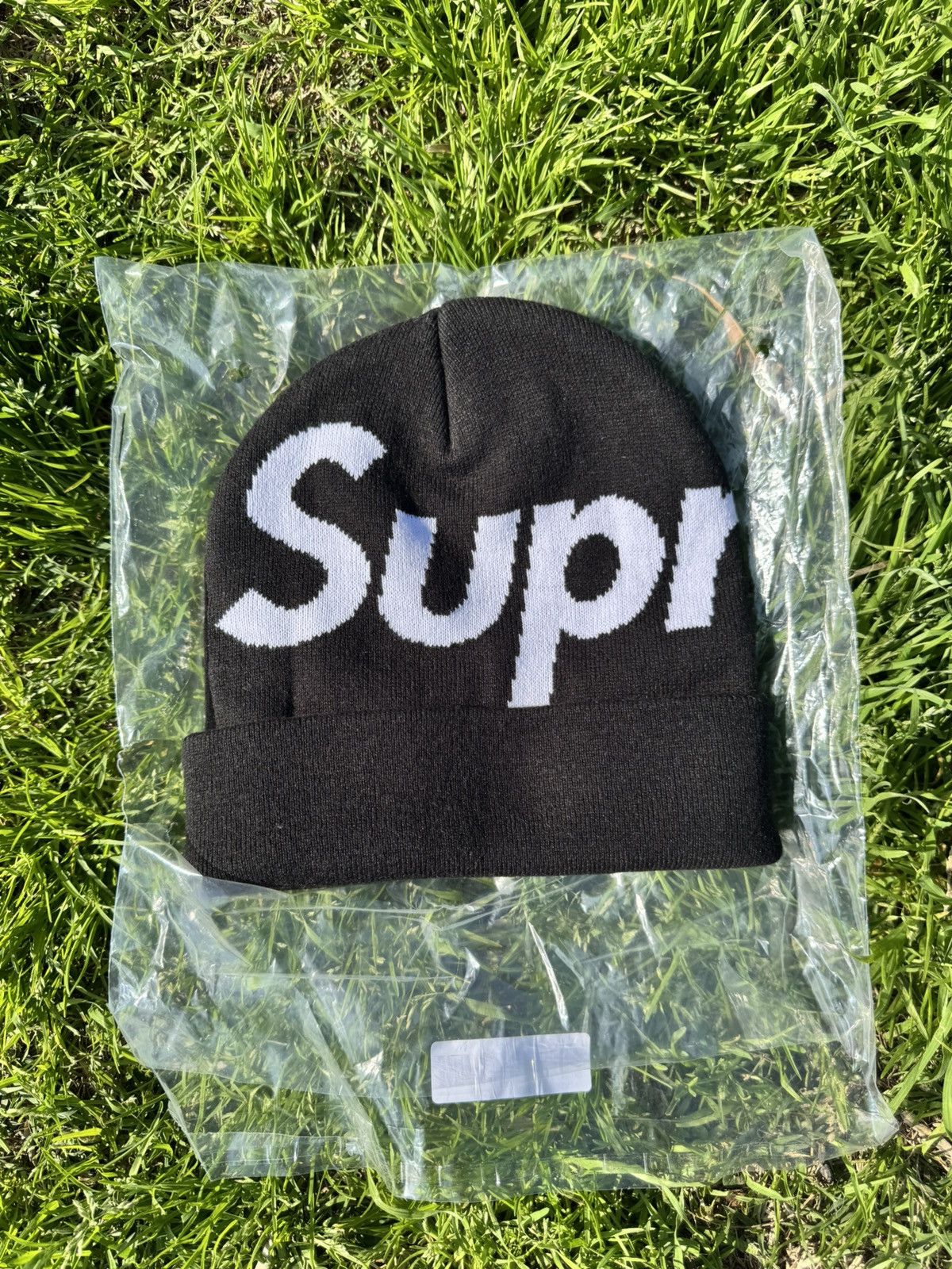 Supreme Supreme Big Logo Beanie Black Size ONE SIZE - 1 Thumbnail