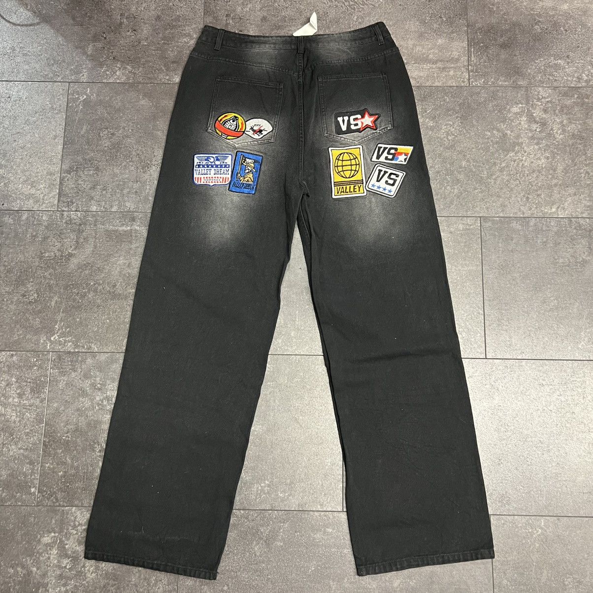 Vale Vale Forever 1980's Painters Black Jeans Size US 30 / EU 46 - 2 Thumbnail