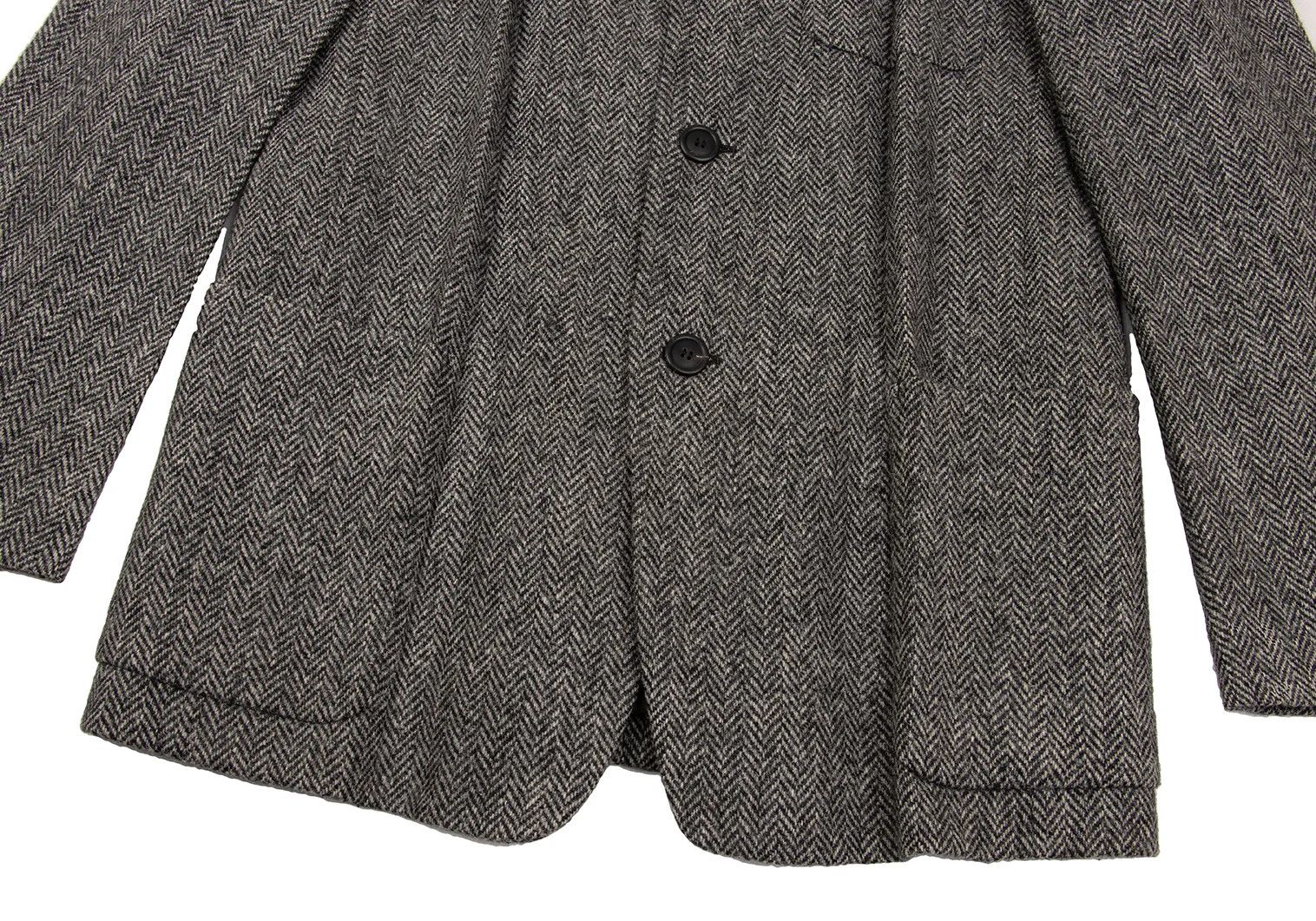Issey Miyake Harris T Herringbone Design Jacket Gray XL Size US XL / EU 56 / 4 - 9 Thumbnail
