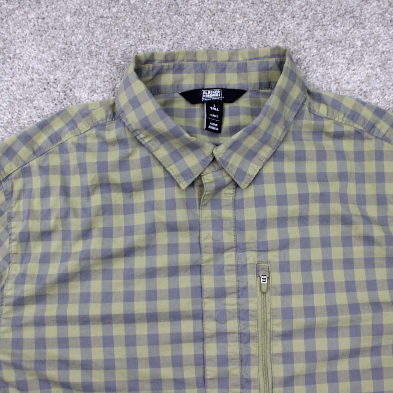 Vintage Alaskan Hardgear by Duluth Shirt Mens Large Green Slim Fit L/S Button-Up Plaid Outdoor Casual Workwear Long Sleeve Mens Size US L / EU 52-54 / 3 - 5 Thumbnail