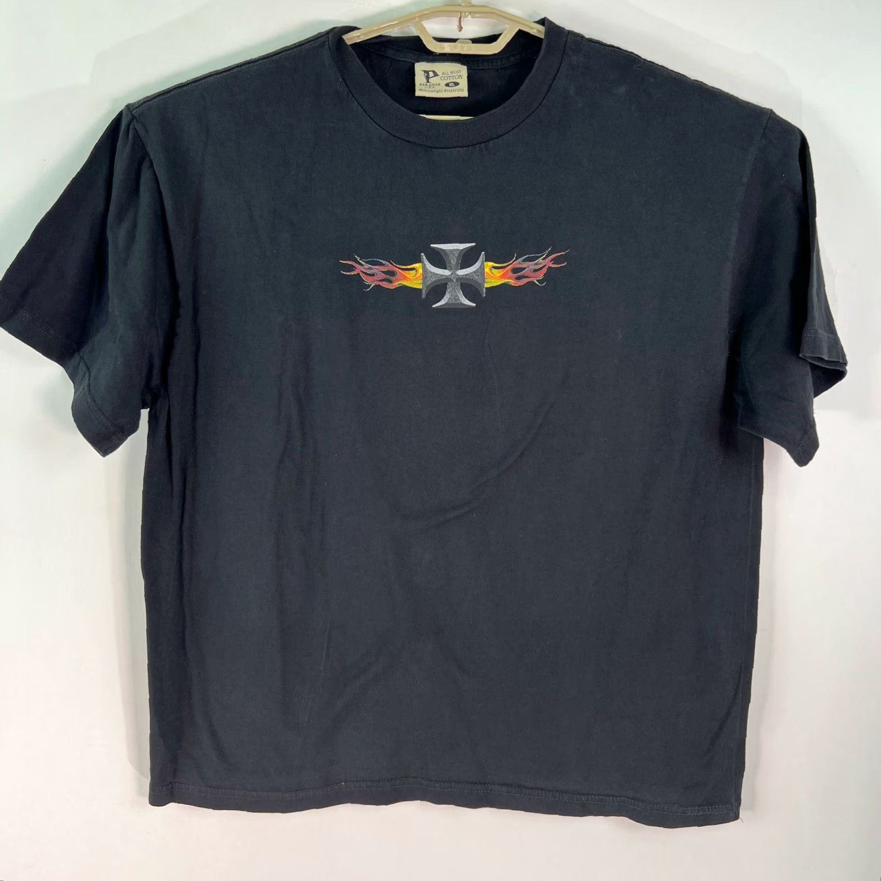 Paradise Paradise T-Shirt Black XL Men Tomahawk 2003 Graphic Short Sleeve Crew Neck 100% Cotton USA Vintage No N/A? Size US XL / EU 56 / 4 - 4 Thumbnail