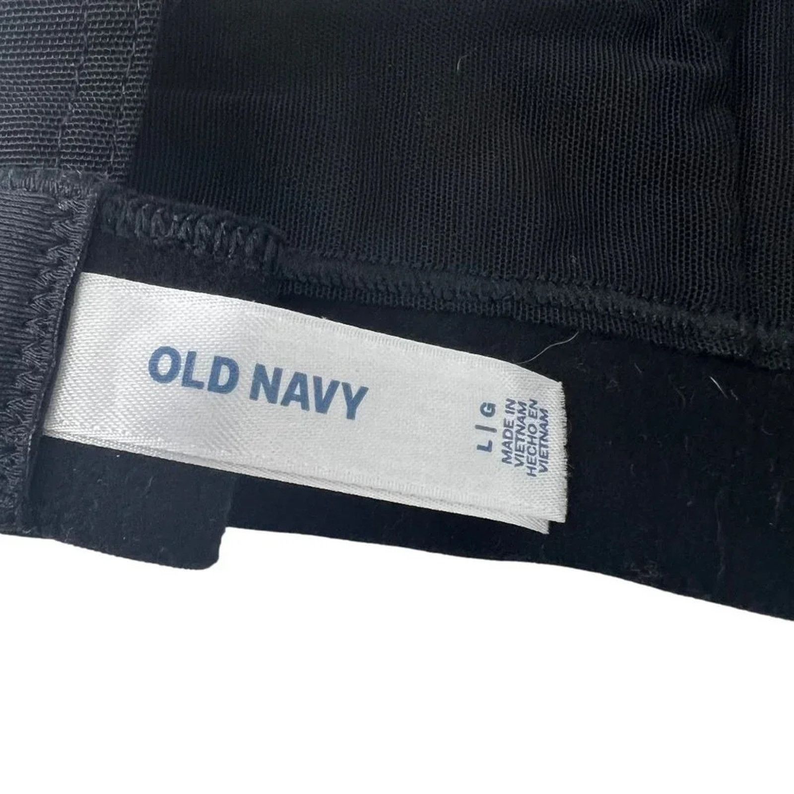 Old Navy Old Navy Mesh V-Neck Bralette Top Black Jack Bra Size Large Size ONE SIZE - 5 Thumbnail