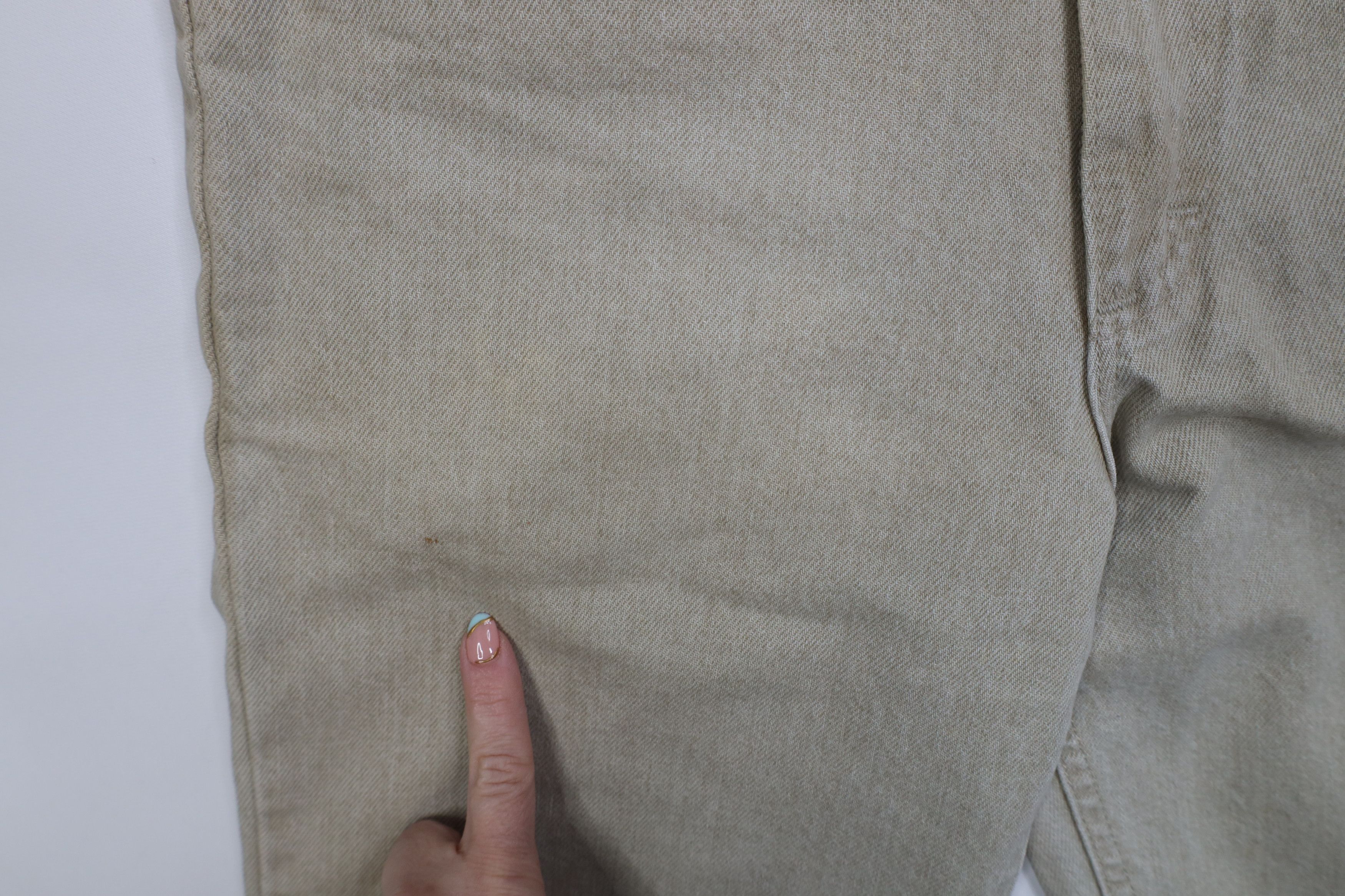 L.L. Bean Vintage 90s LL Bean Tapered Leg Denim Jeans Beige USA Size US 32 / EU 48 - 7 Thumbnail