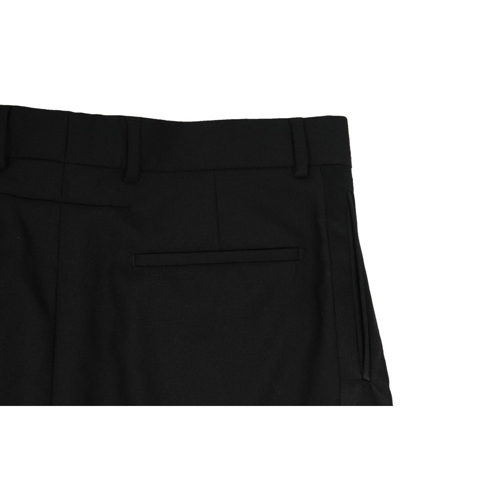 Givenchy Pleated Shorts Black Wool Blend Size US 34 / EU 50 - 10 Thumbnail