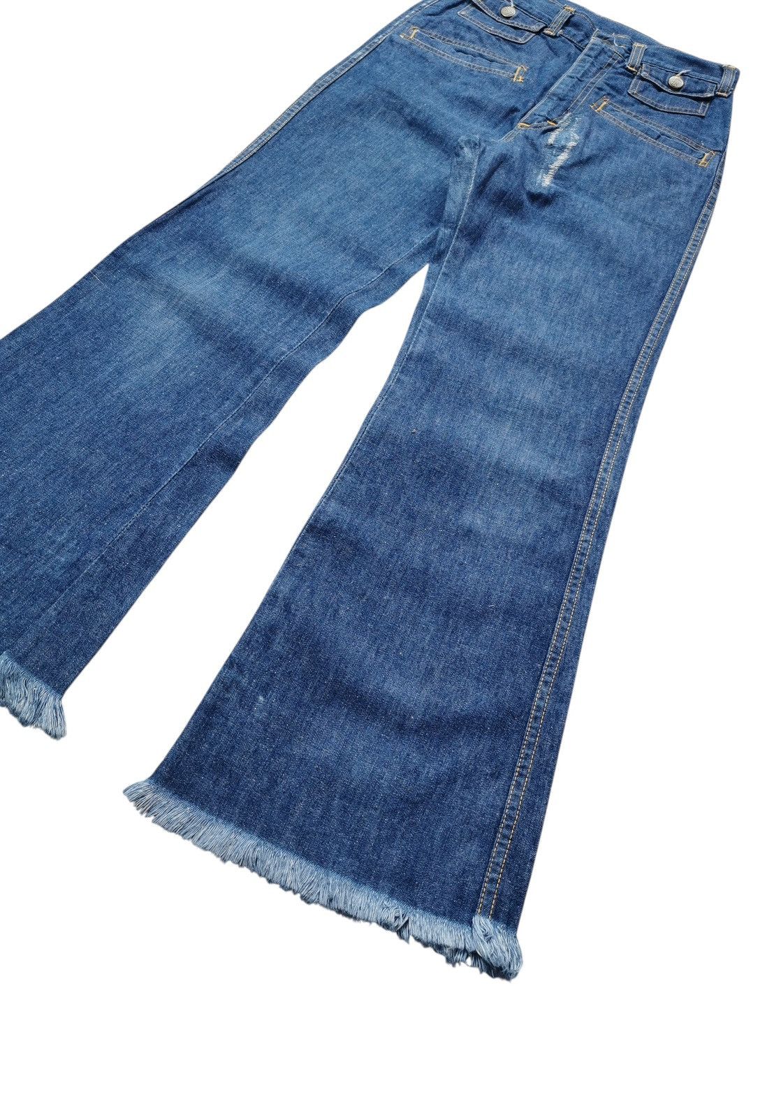 Lee 70s,80s Lee Vintage Bootcut Jeans Talon 42 Zipper Size 27" / US 4 / IT 40 - 5 Thumbnail