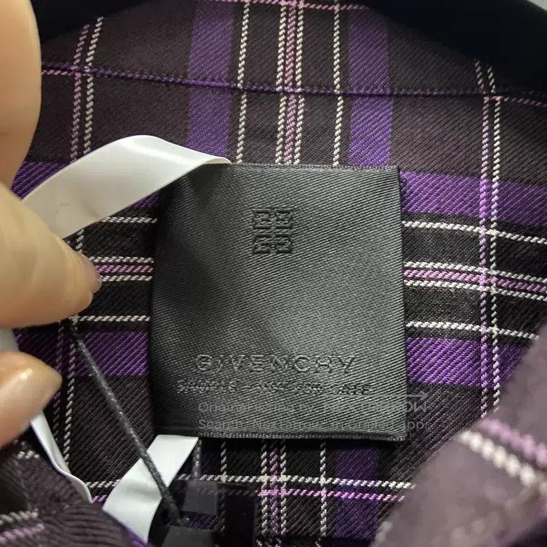 Givenchy Givenchy Size 39 Purple Plaid Long Sleeve Shirt Jacket Size US S / EU 44-46 / 1 - 3 Thumbnail