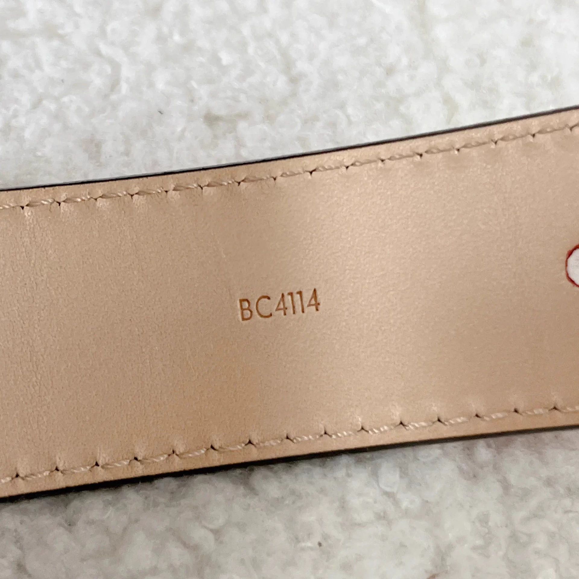 Louis Vuitton LV Red Patent Leather Belt Pre-owned 80/32 Size ONE SIZE - 6 Thumbnail
