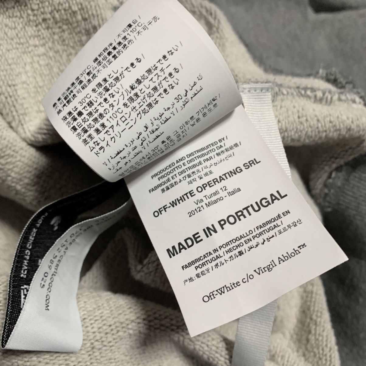 Off-White Off White Large Emotion Arrow Skate Grey Hoodie Virgil Abloh Size US M / EU 48-50 / 2 - 10 Thumbnail