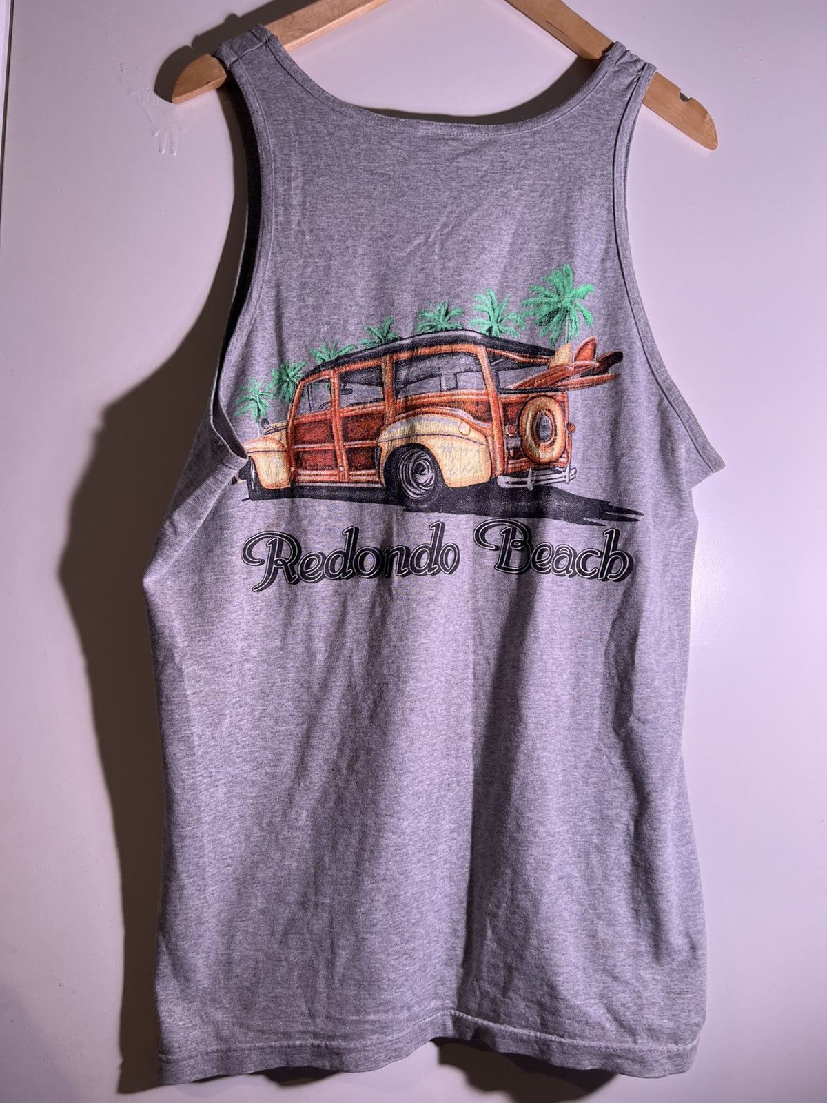 Vintage 90’s 2000’s Y2K VTG Vintage Redondo Beach Woody Car Tank Top Size US L / EU 52-54 / 3 - 1 Thumbnail
