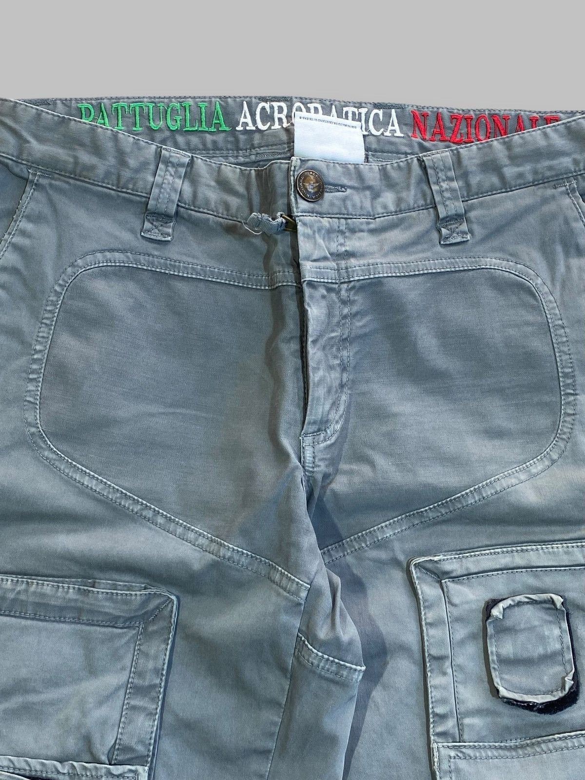 Aeronautica Militare Aeronautica Military Crazy Y2k Multi Pocket Cargo Pants Size US 34 / EU 50 - 12 Thumbnail
